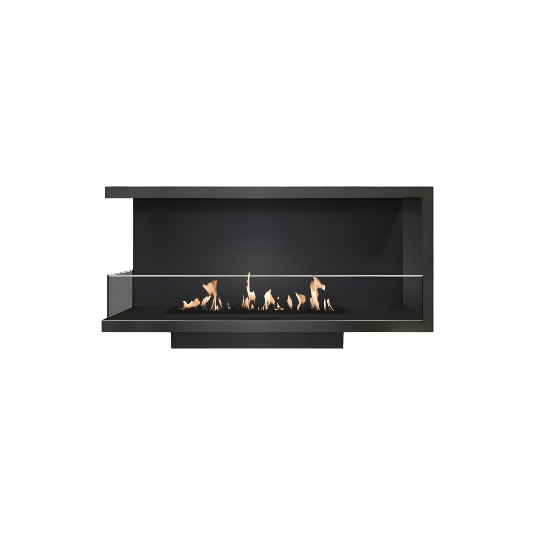 Base Left Built-in Corner Fireplace 50 cm