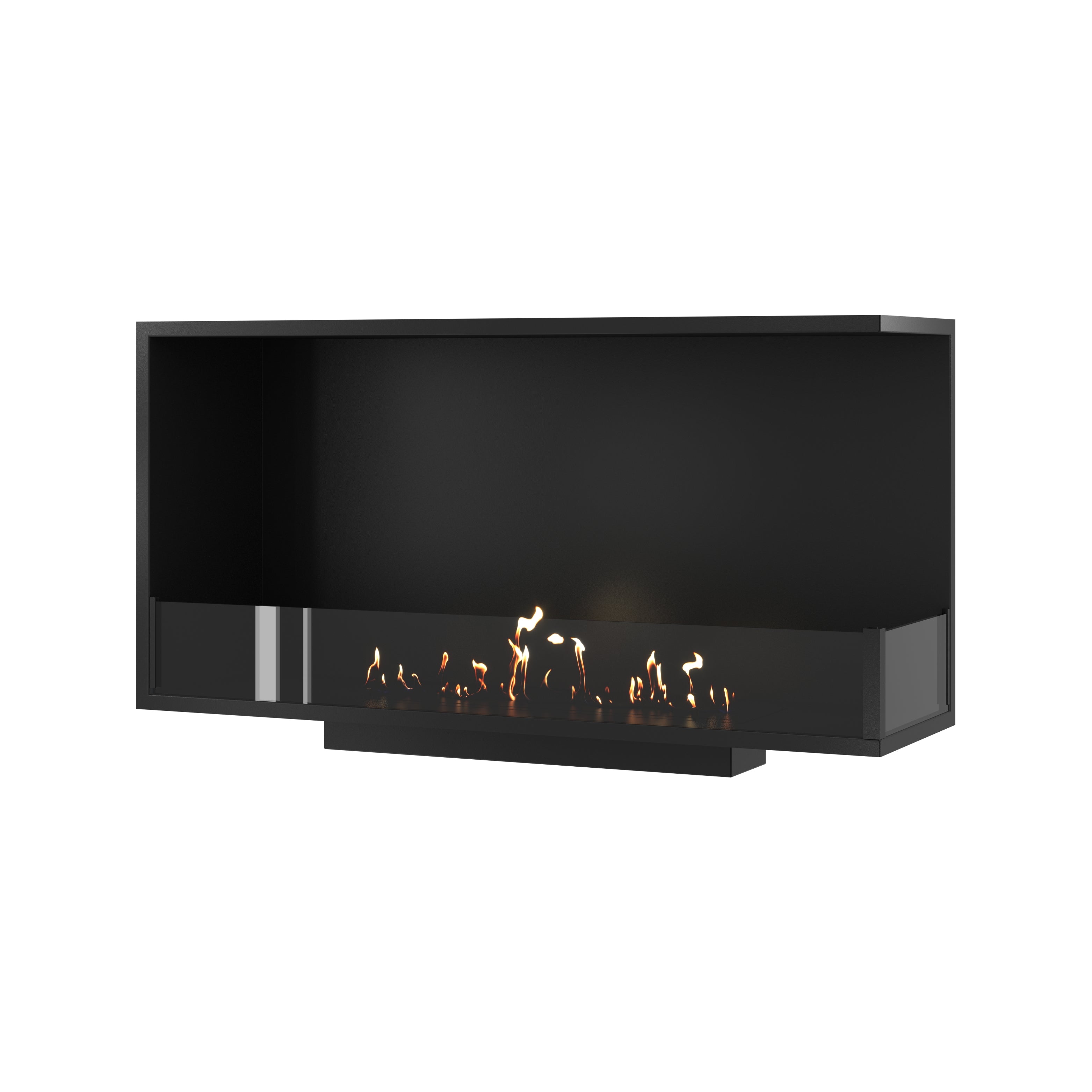 Base Right Built-in Corner Fireplace 110 cm – BIO ETHANOL FIREPLACE