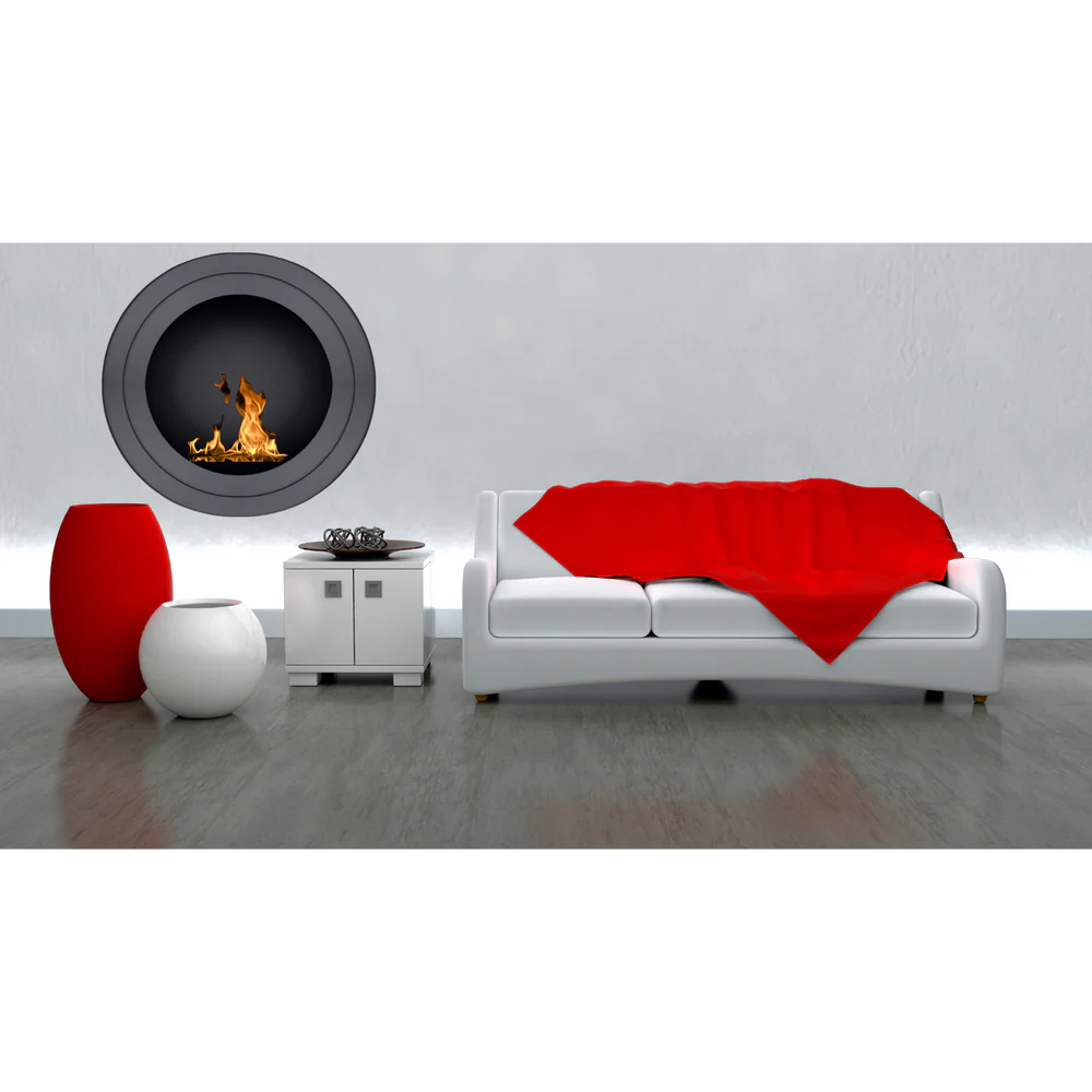 Care Bio Ethanol Wall Fireplace D80 cm