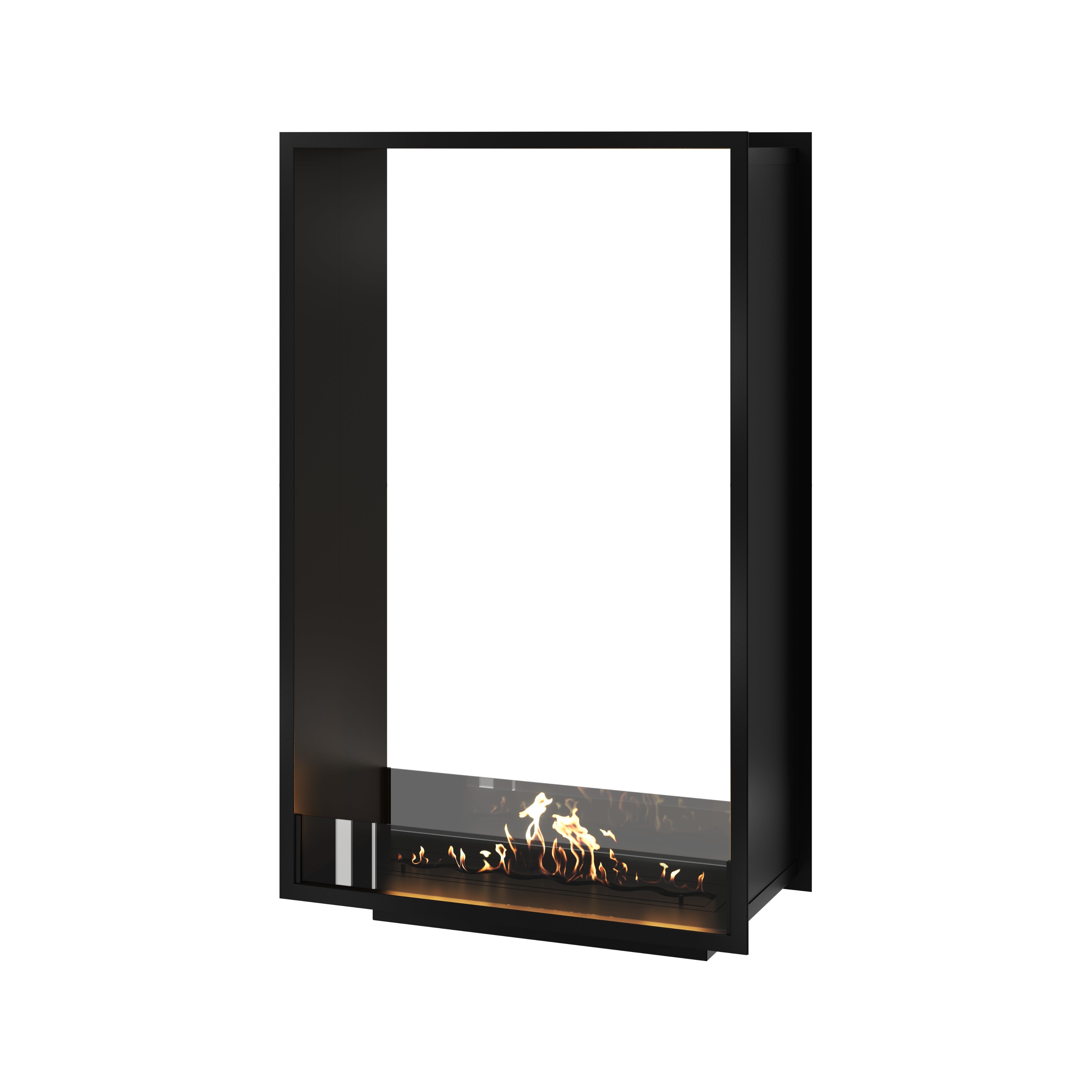 Fame Vertical See-Through Bio Ethanol Fireplace 90 x 120 cm