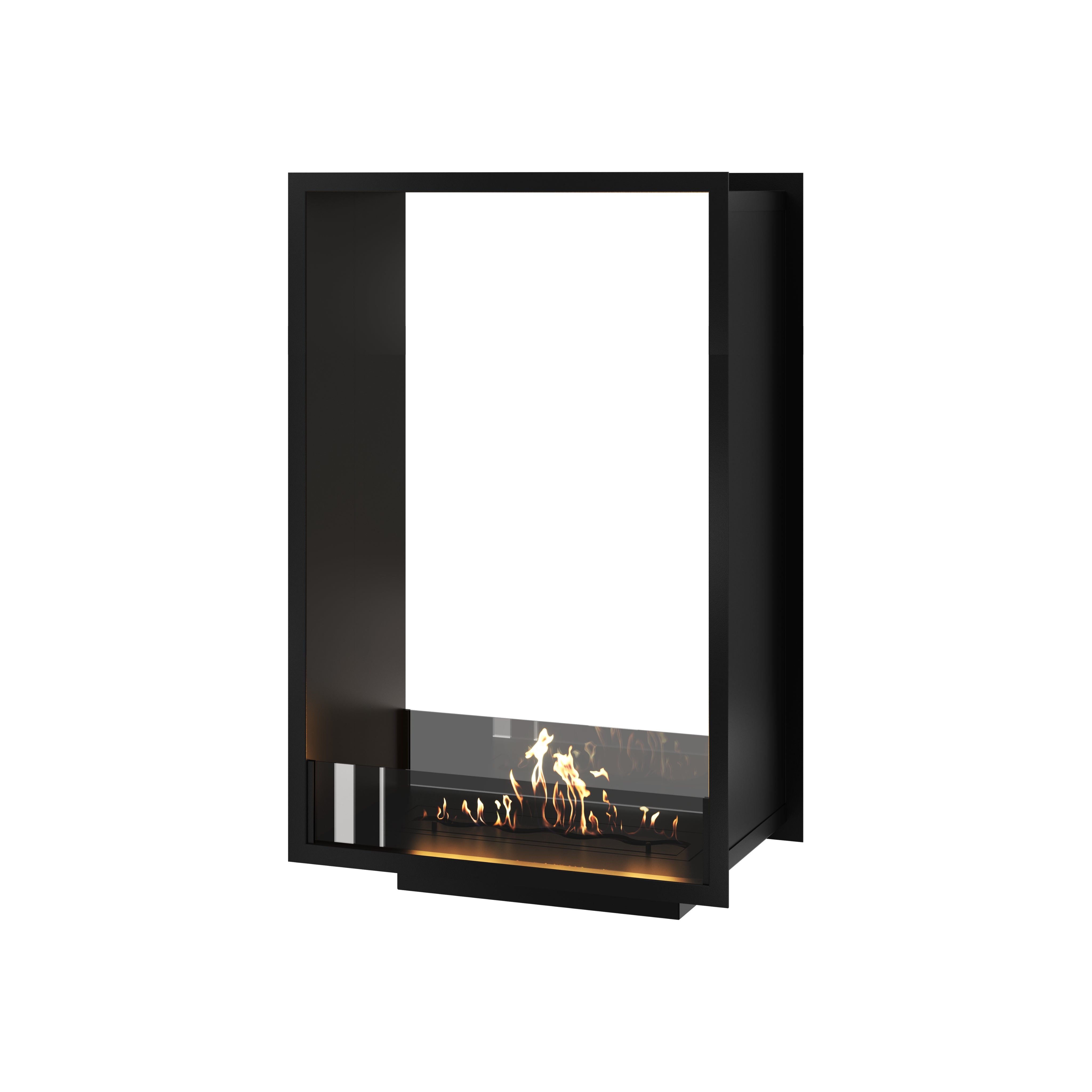 Fame Vertical See-Through Bio Ethanol Fireplace 70 x 100 cm