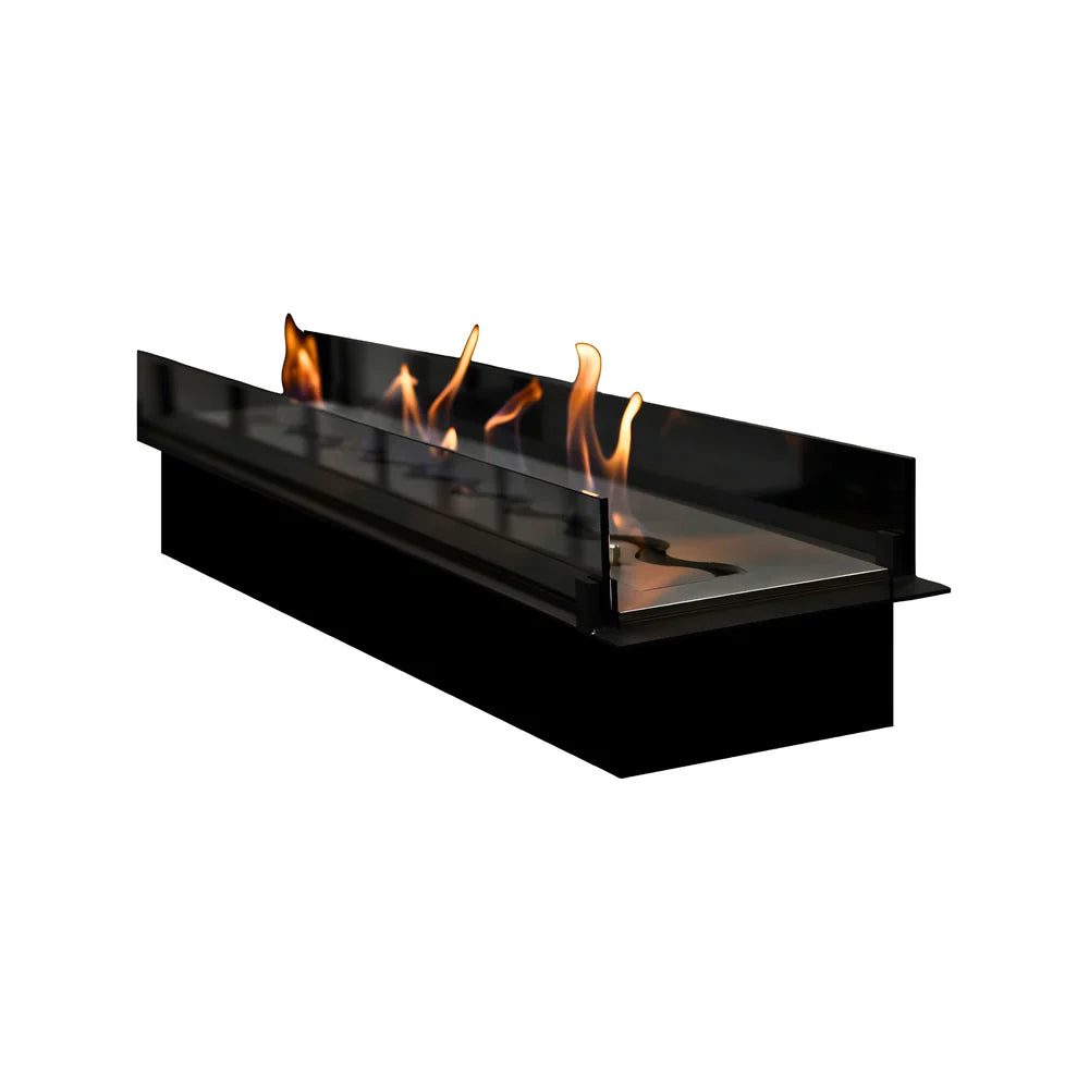 Solo Stainless Steel Insert Fireplace Burner 100 cm