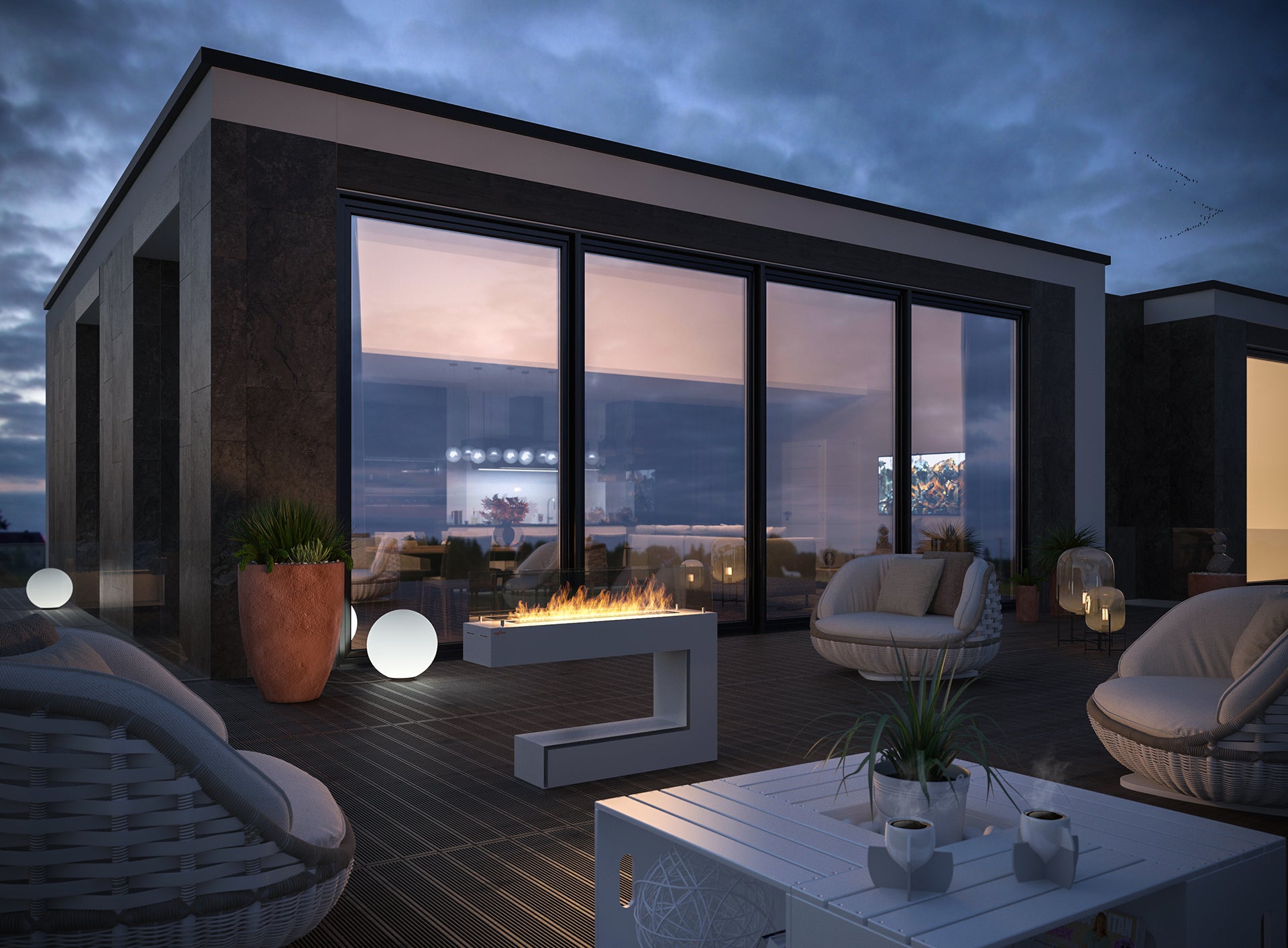 Spectrum Freestanding Fireplace