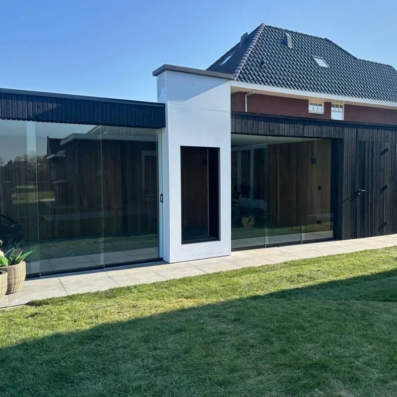 Installing a Bio Ethanol See-Through Fireplace in a Conservatory or Garden House