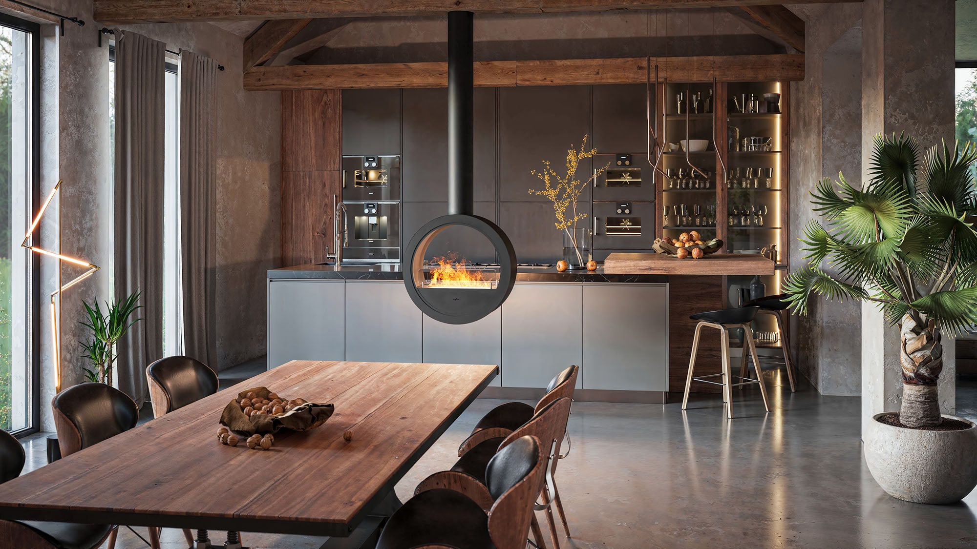 Image of Bio Ethanol Ceiling Fireplaces