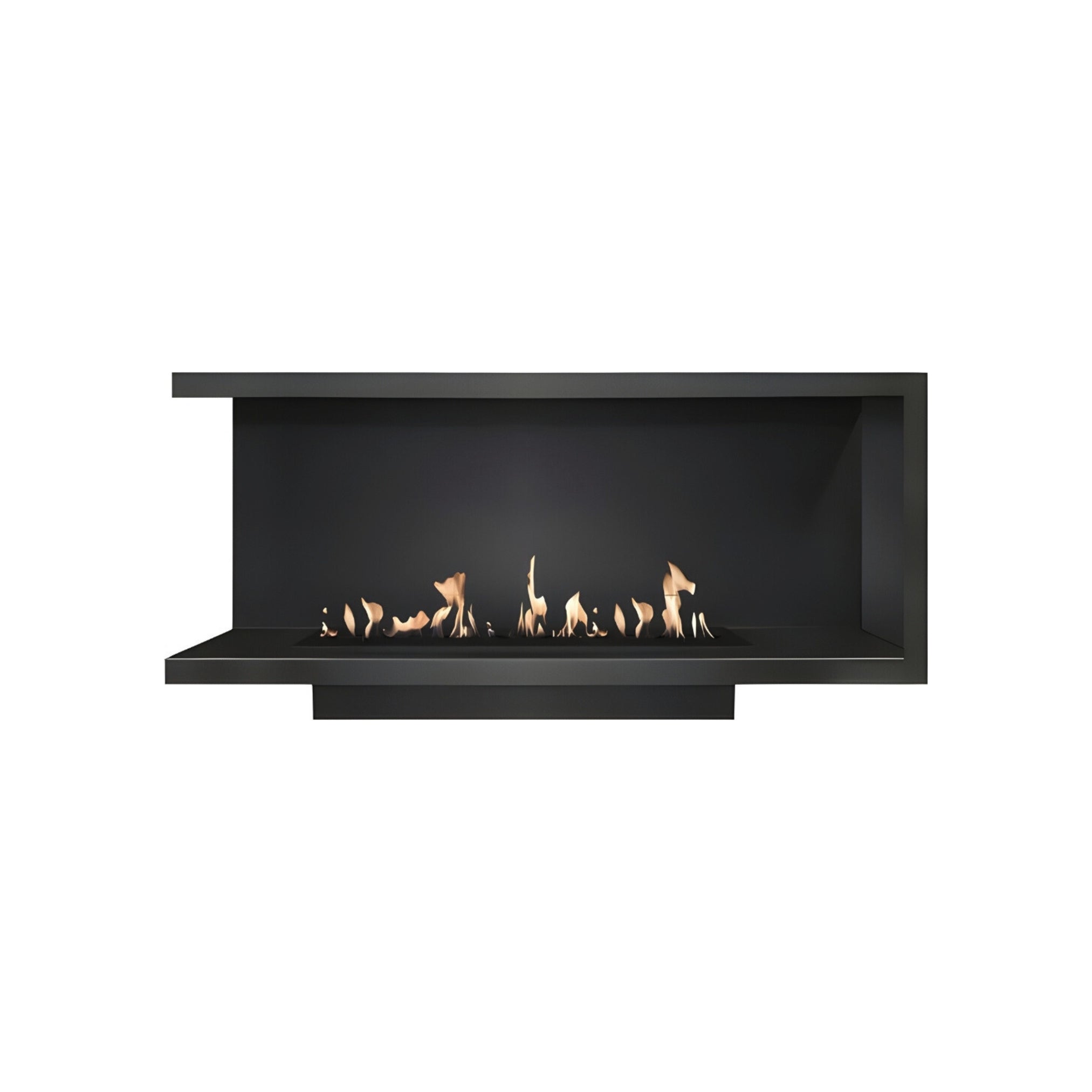 Base Left Built-in Corner Fireplace 100 cm