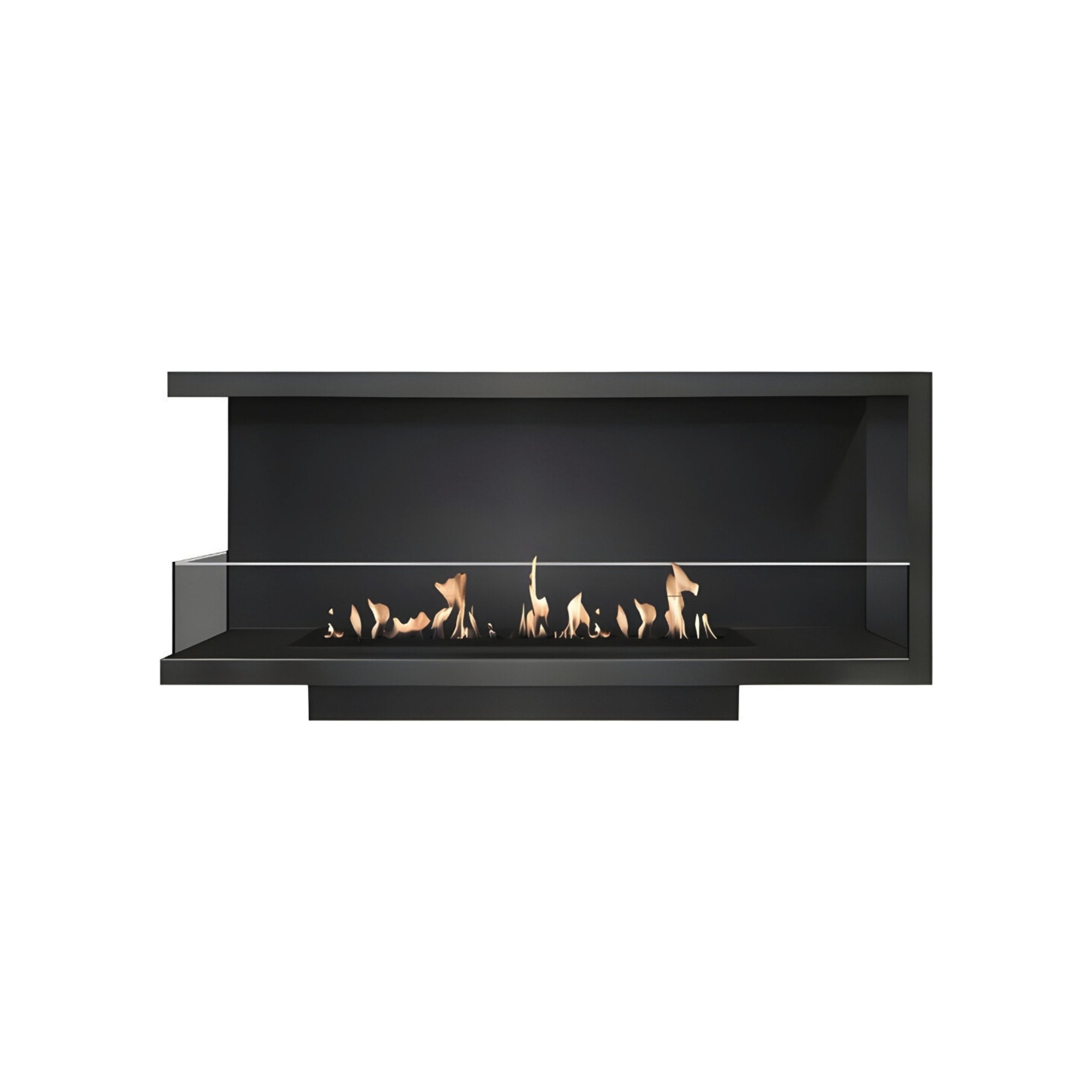 Base Left Built-in Corner Fireplace 100 cm