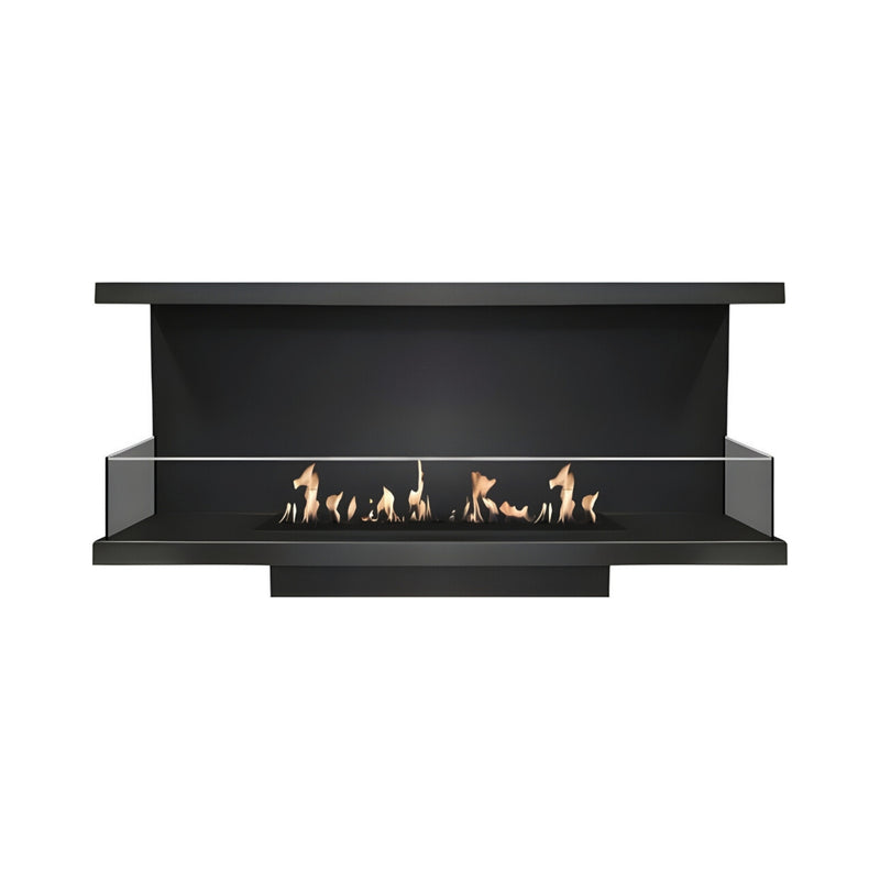 Made Three-sided built-in fireplace 100 cm
