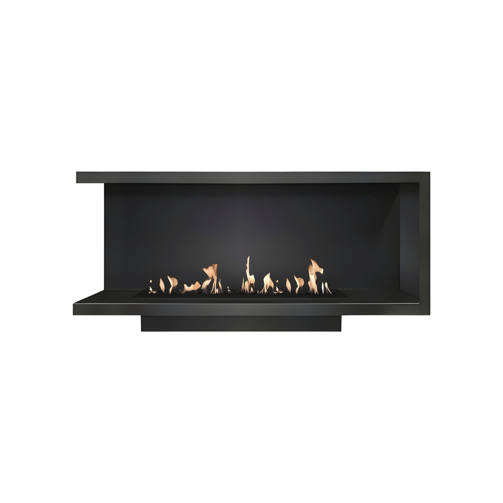 Base Left Built-in Corner Fireplace 110 cm