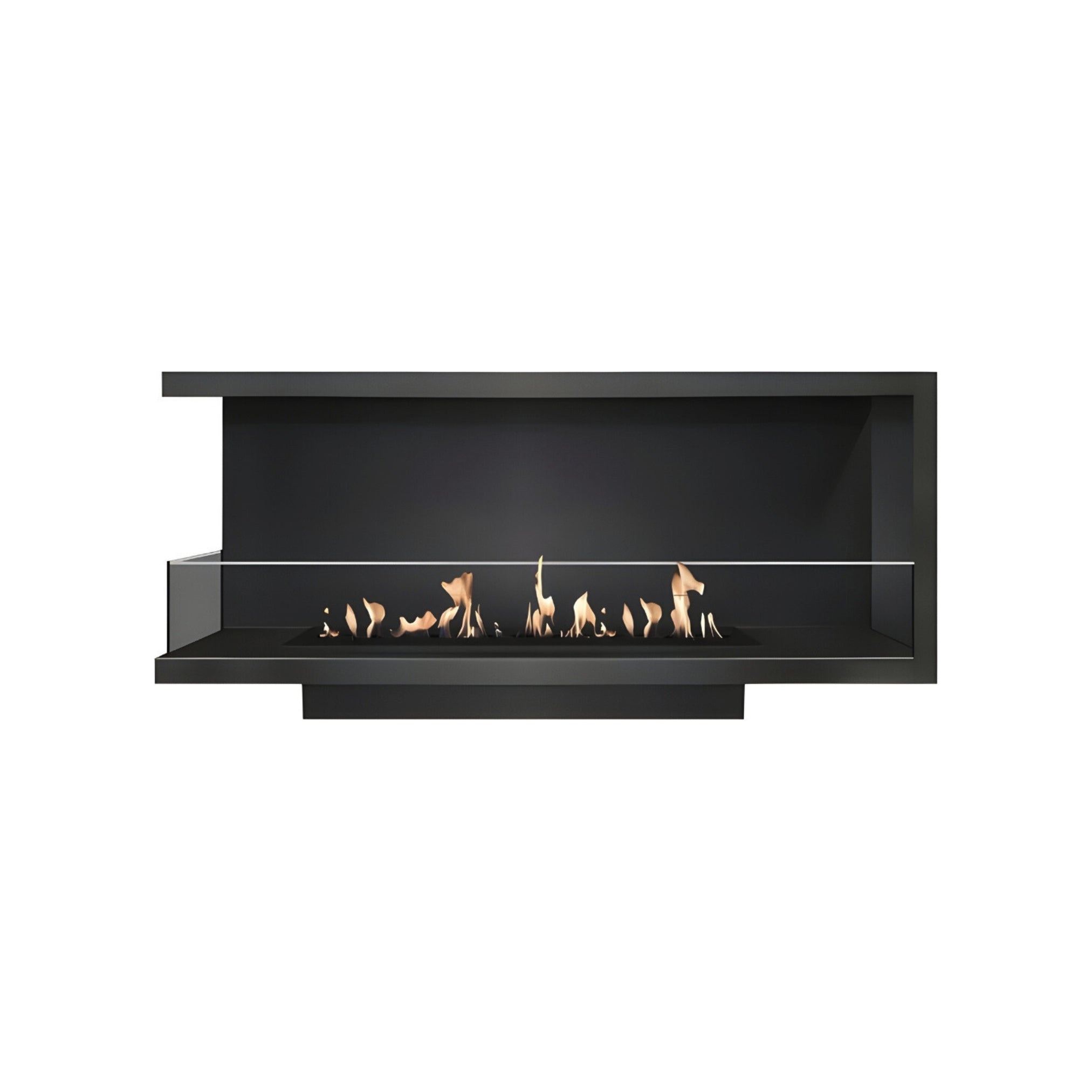 Base Left Built-in Corner Fireplace 110 cm