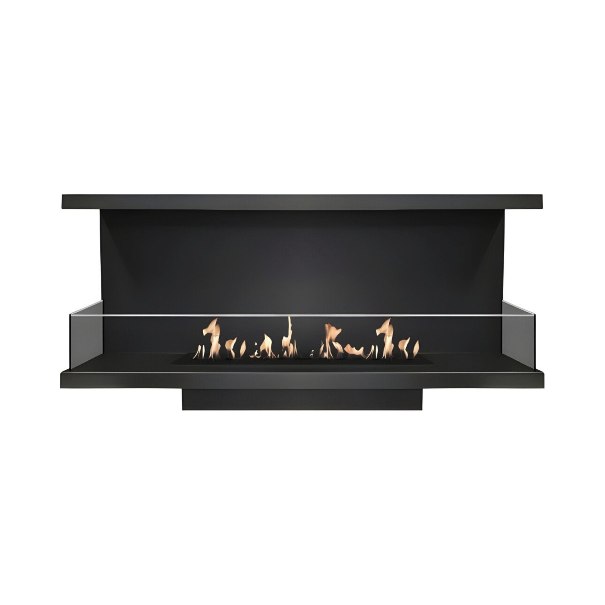 Made Three-sided built-in fireplace 110 cm