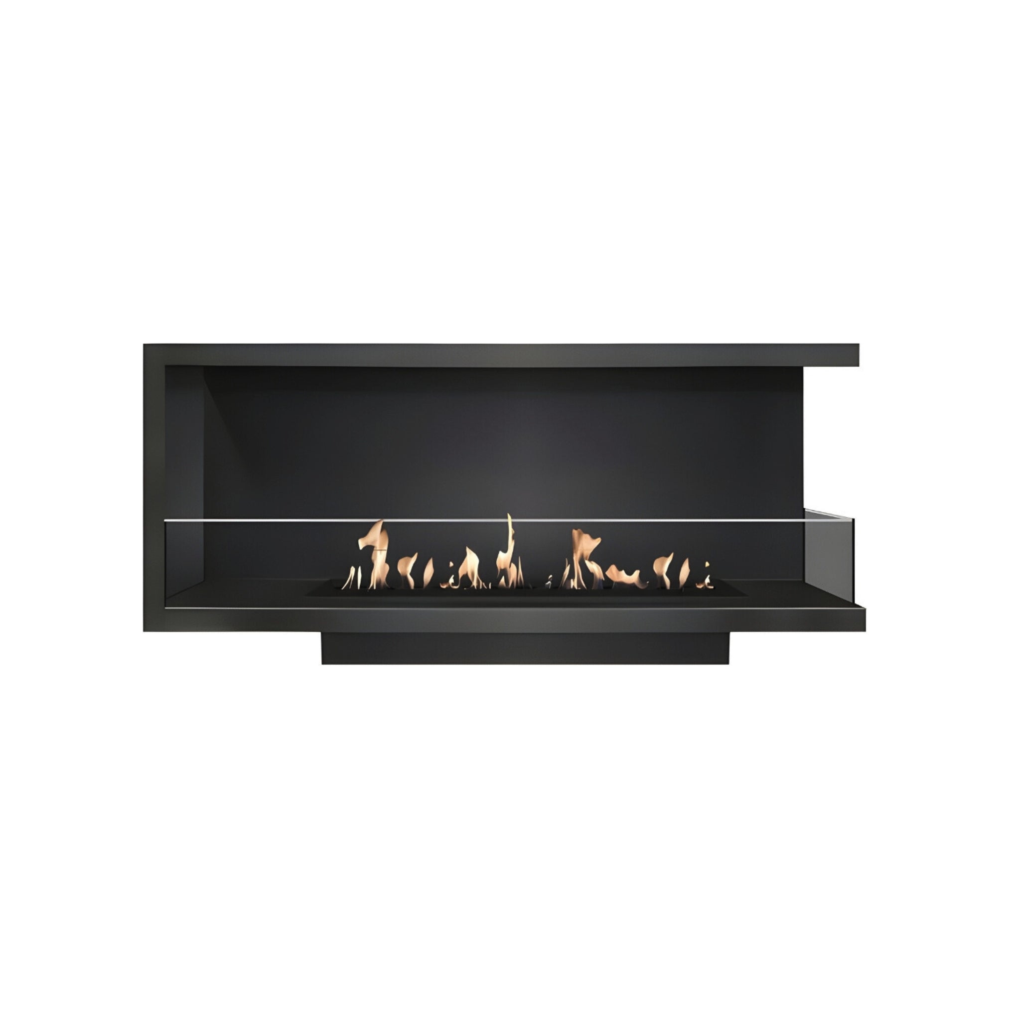 Base Right Built-in Corner Fireplace 110 cm