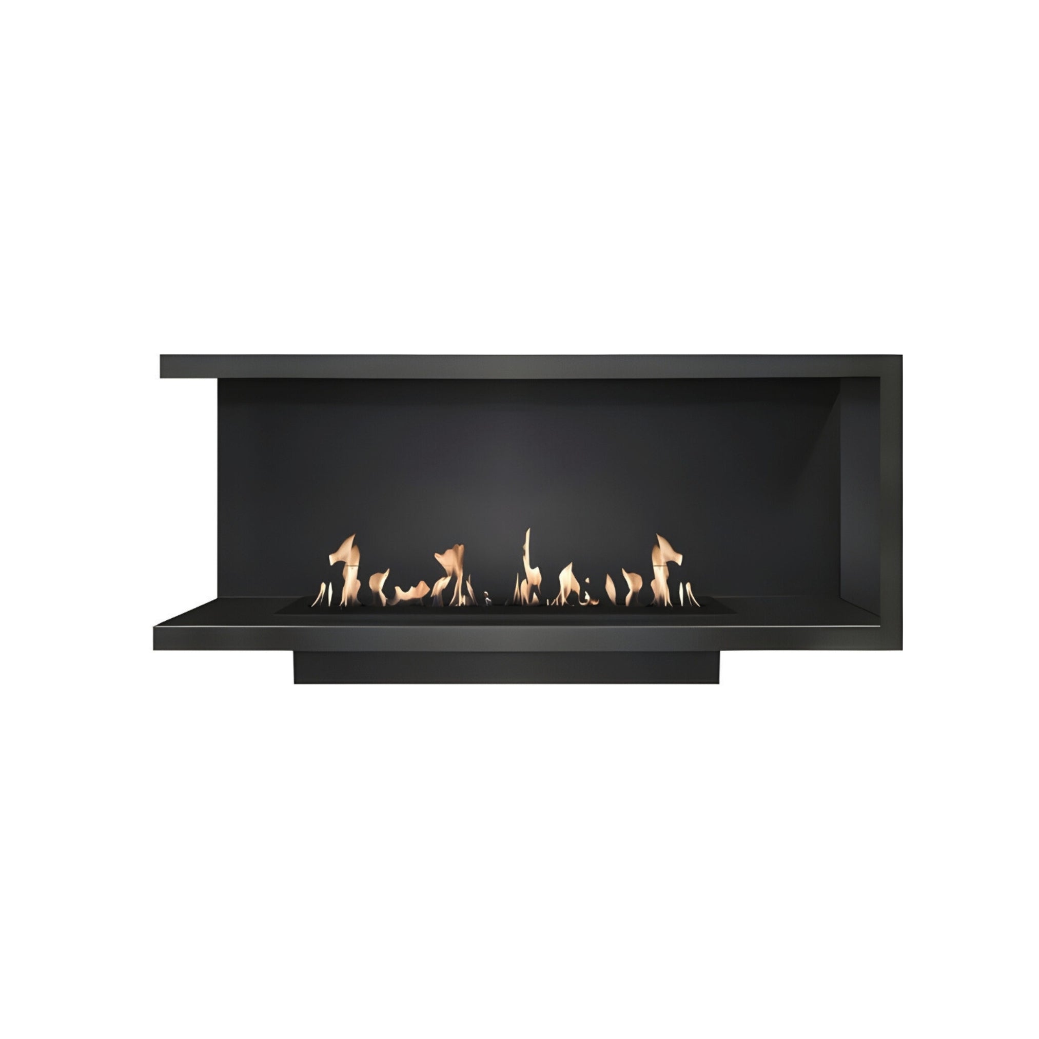 Base Left Built-in Corner Fireplace 120 cm