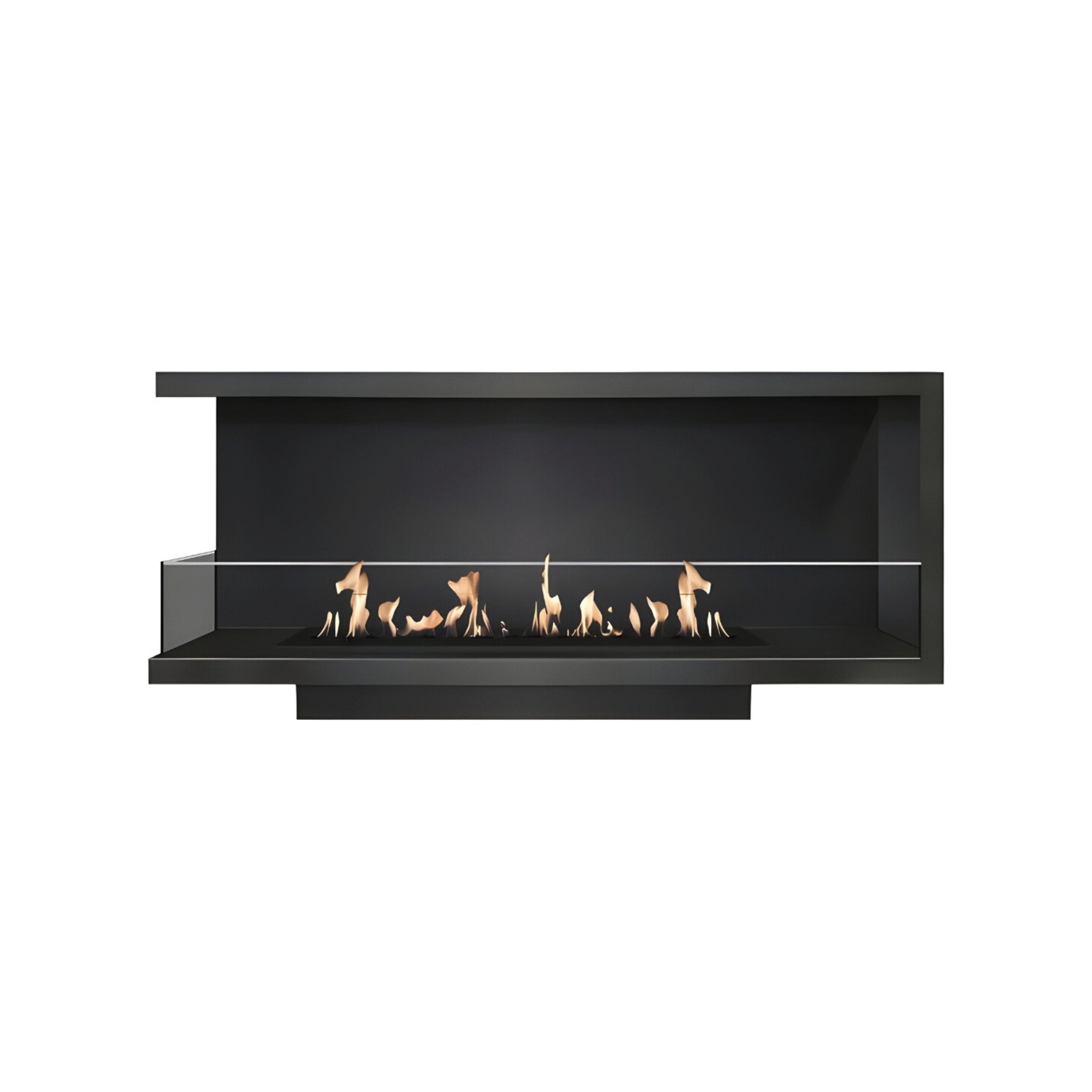 Base Left Built-in Corner Fireplace 120 cm