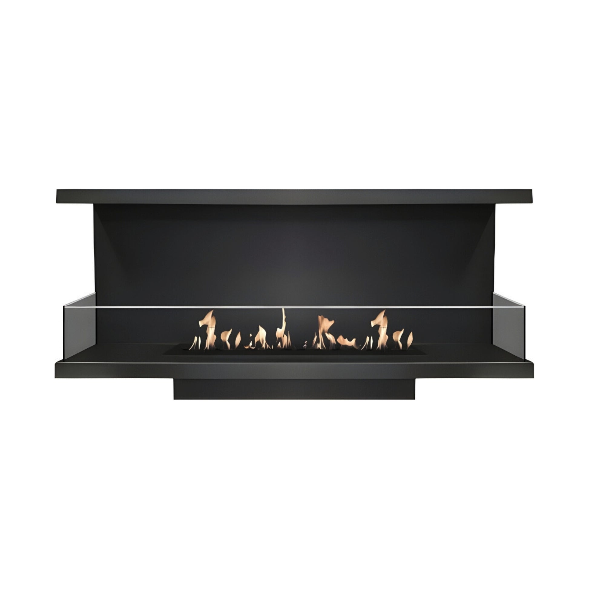 Made Three-sided built-in fireplace 120 cm