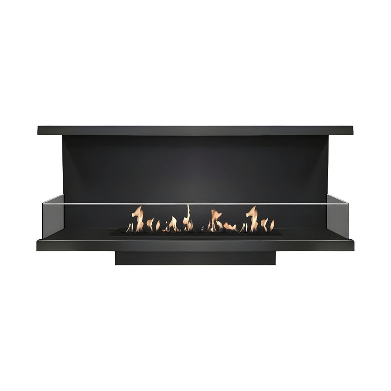Made Three-sided built-in fireplace 120 cm