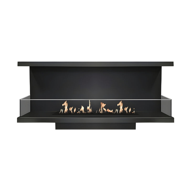 Made Three-sided built-in fireplace 130 cm