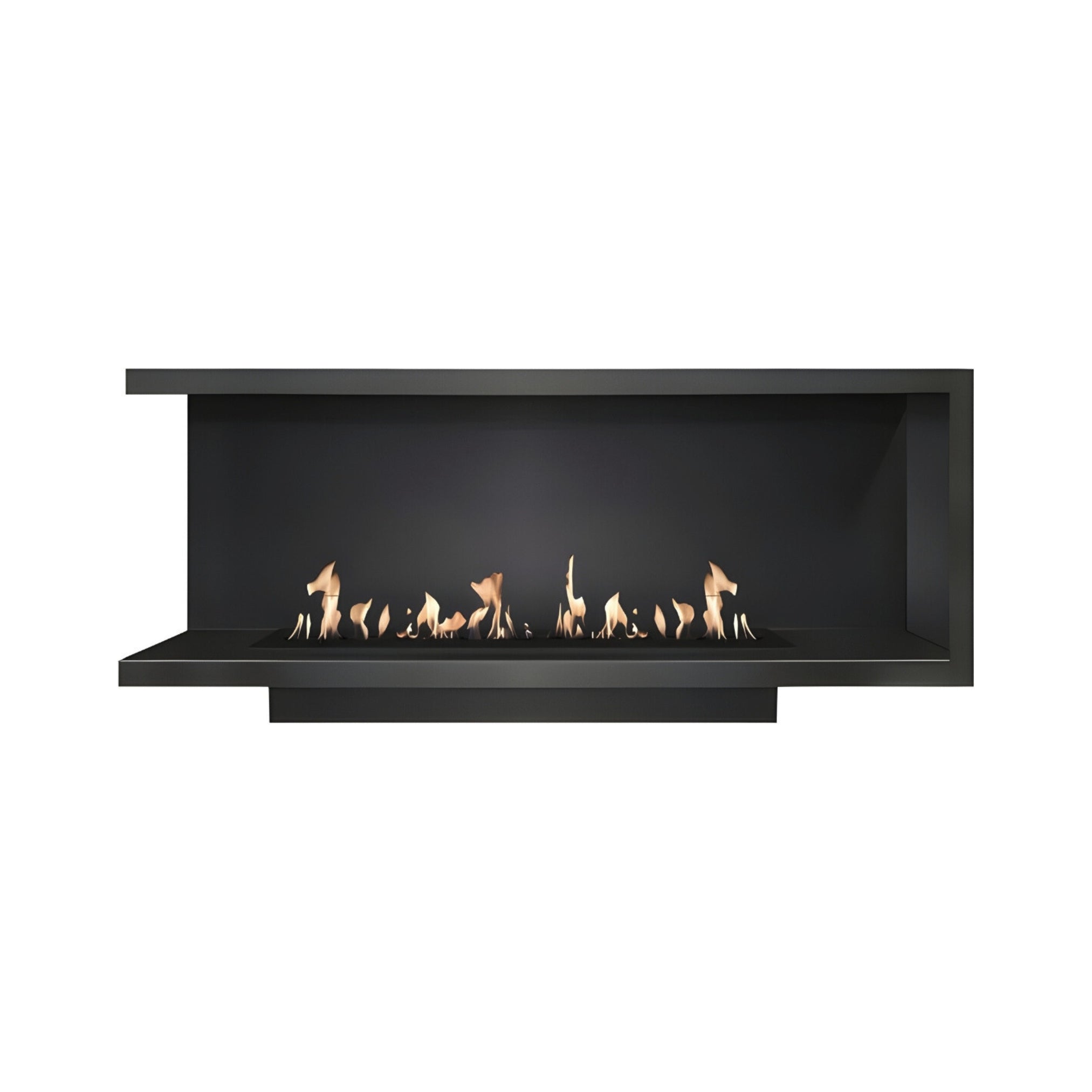 Base Left Built-in Corner Fireplace 150 cm