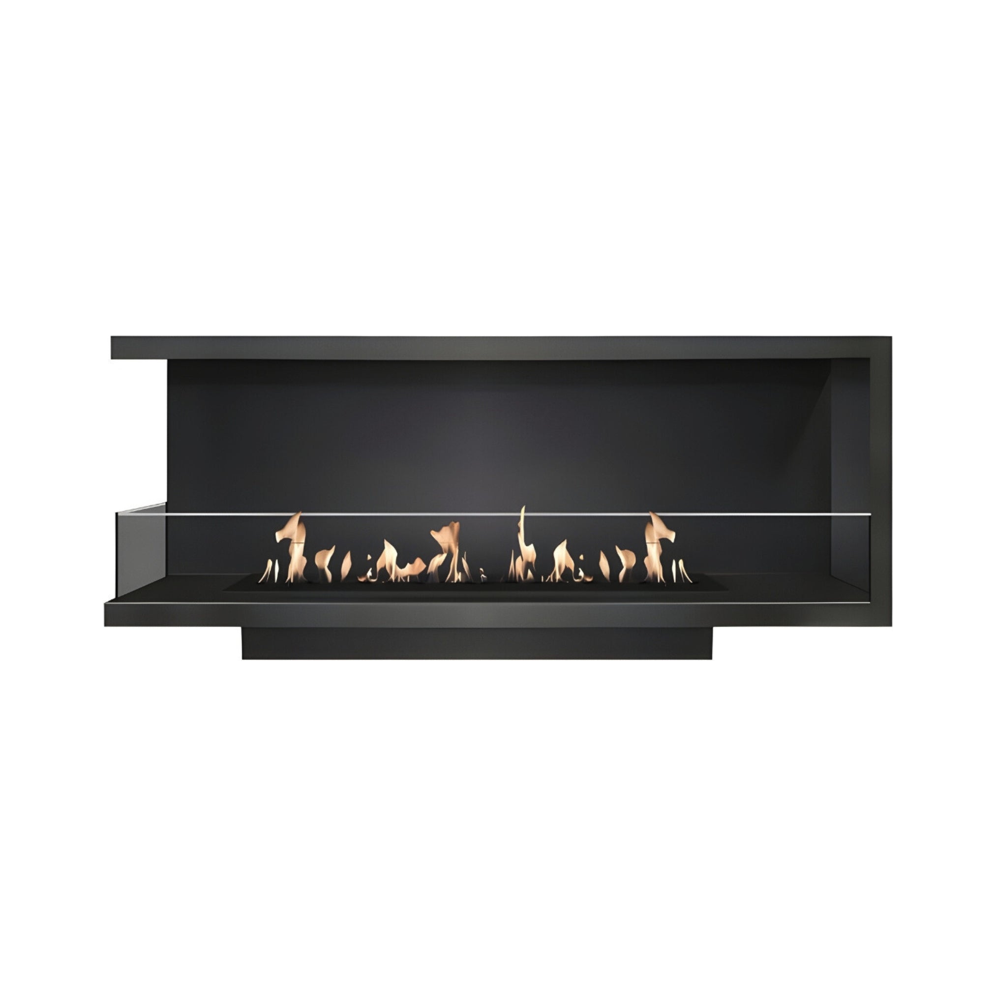 Base Left Built-in Corner Fireplace 150 cm