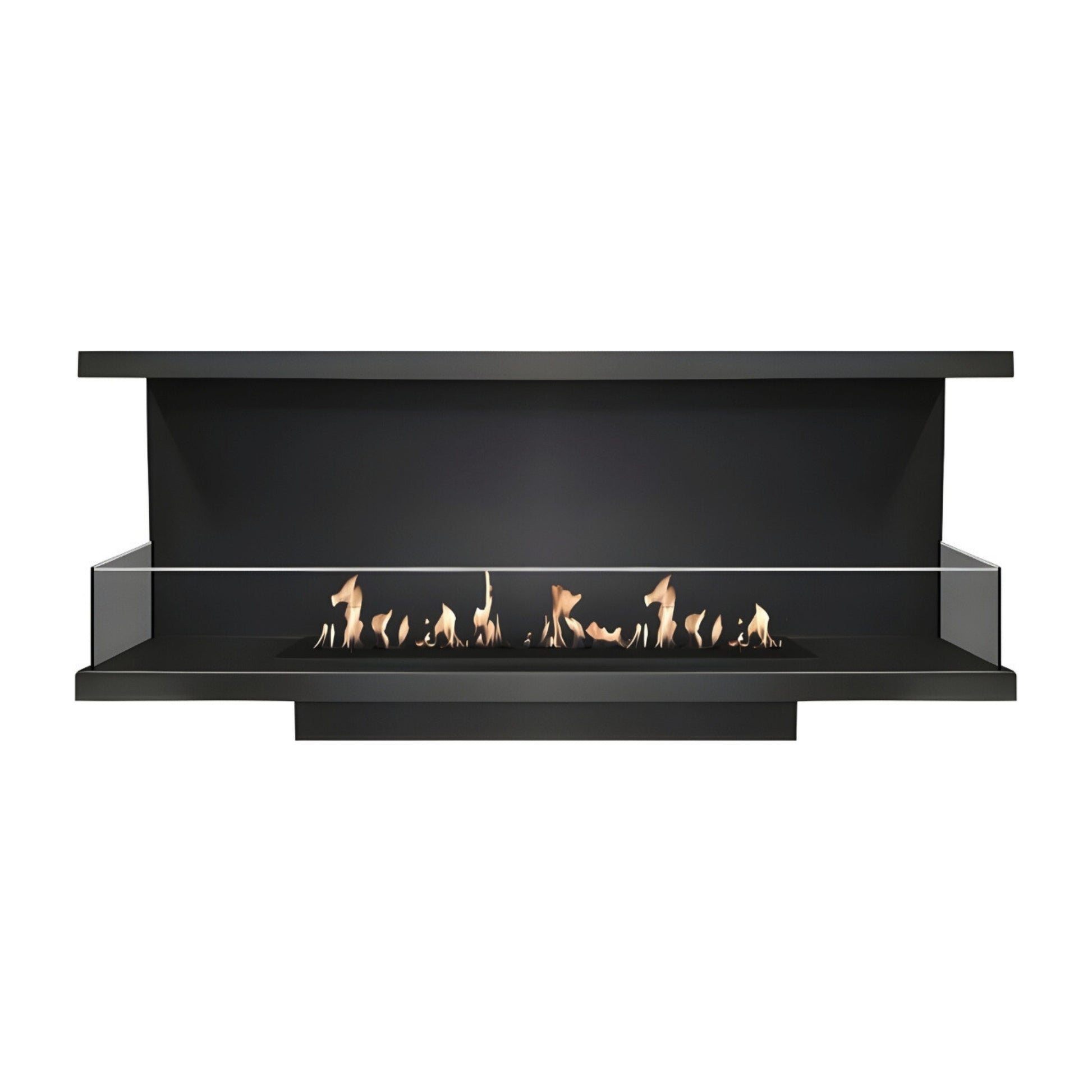 Made Three-sided built-in fireplace 150 cm