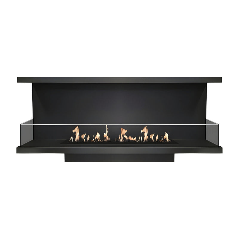 Made Three-sided built-in fireplace 150 cm