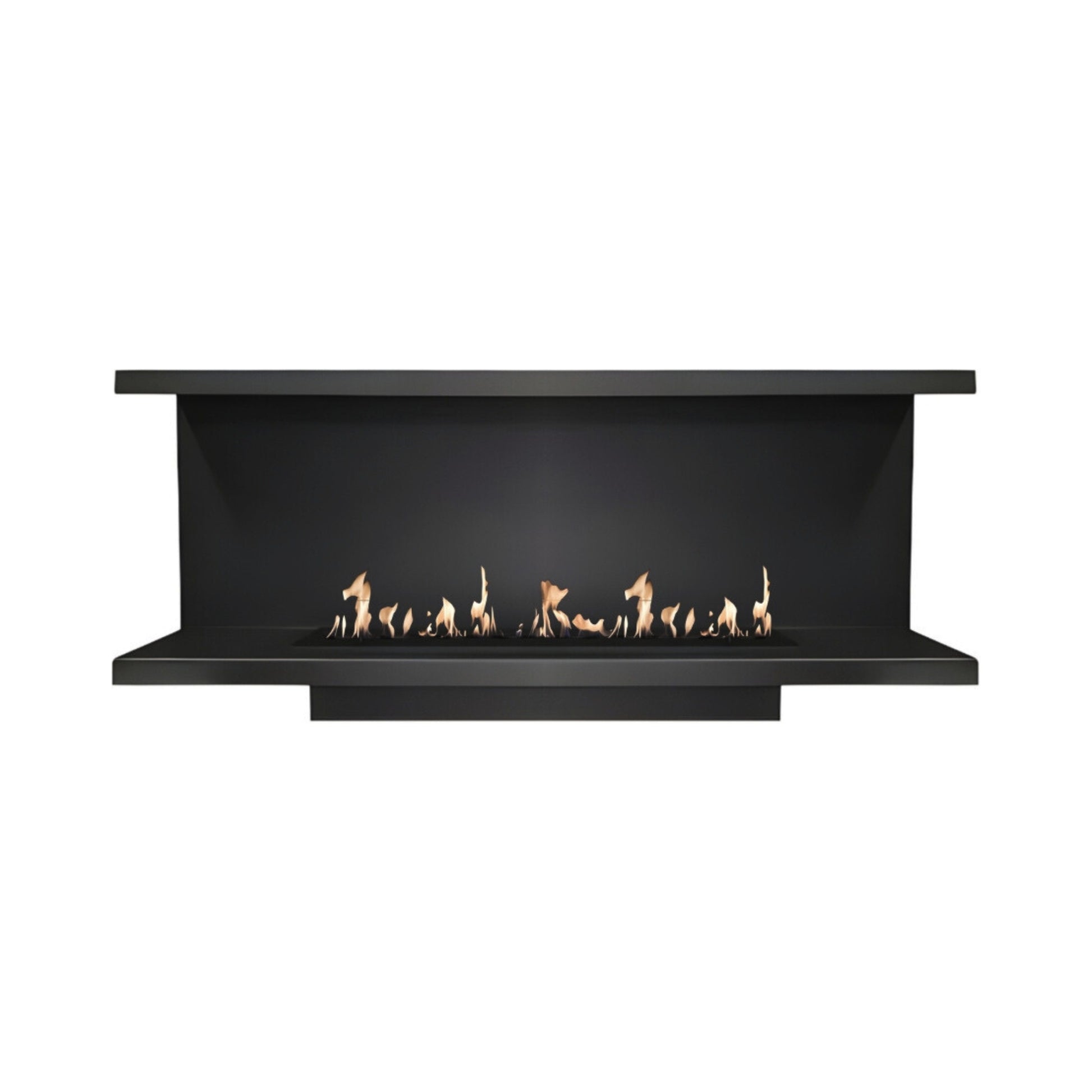 Made Three-sided built-in fireplace 160 cm