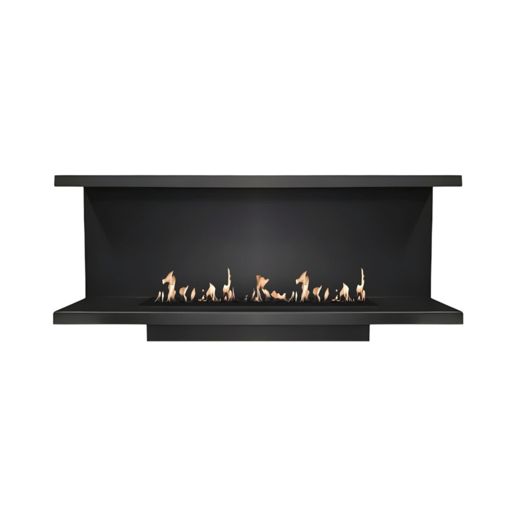 Made Three-sided built-in fireplace 160 cm