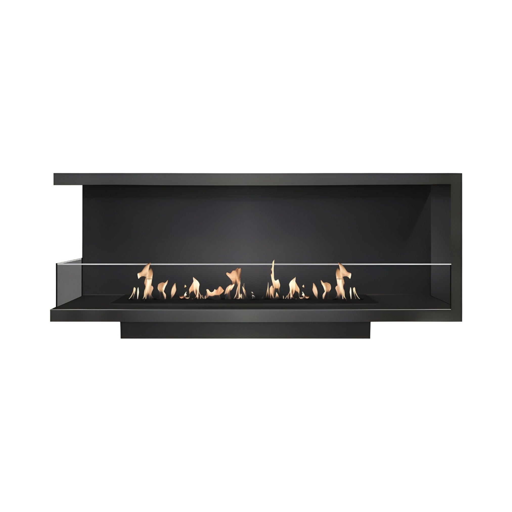 Base Left Built-in Corner Fireplace 160 cm