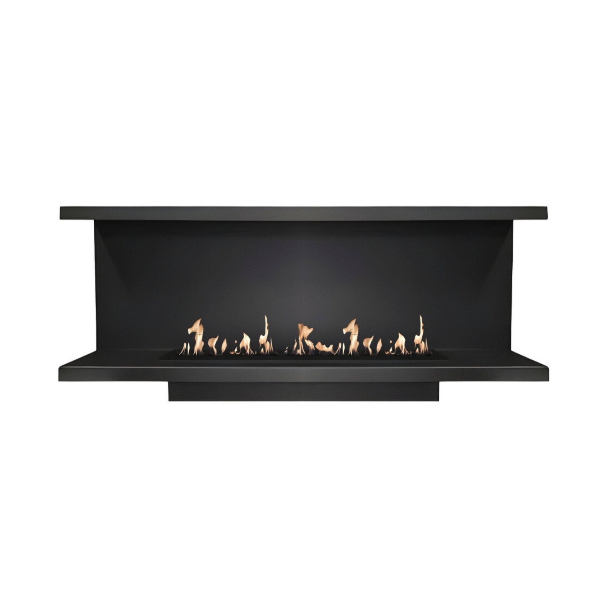 Made Three-sided built-in fireplace 170 cm