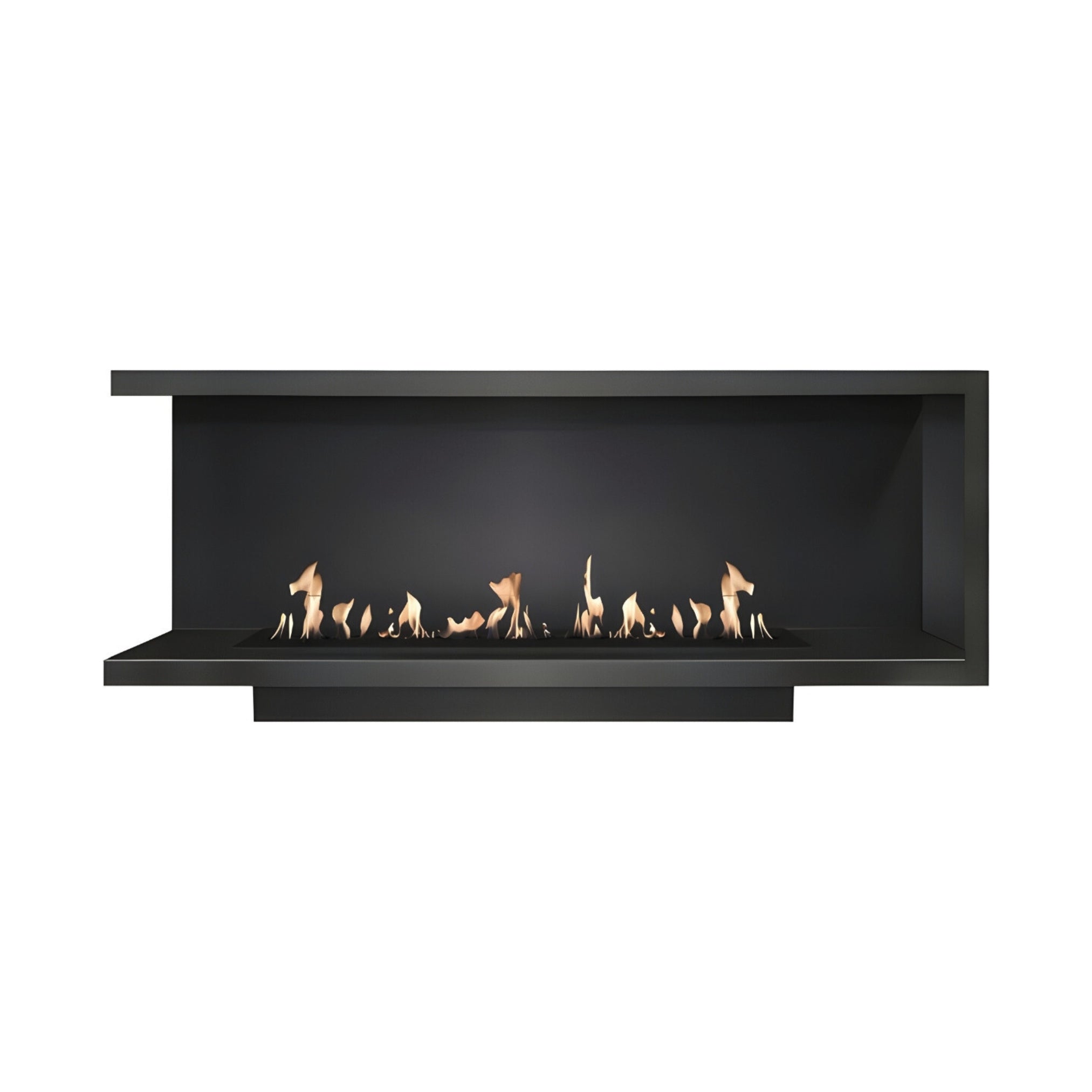 Base Left Built-in Corner Fireplace 170 cm