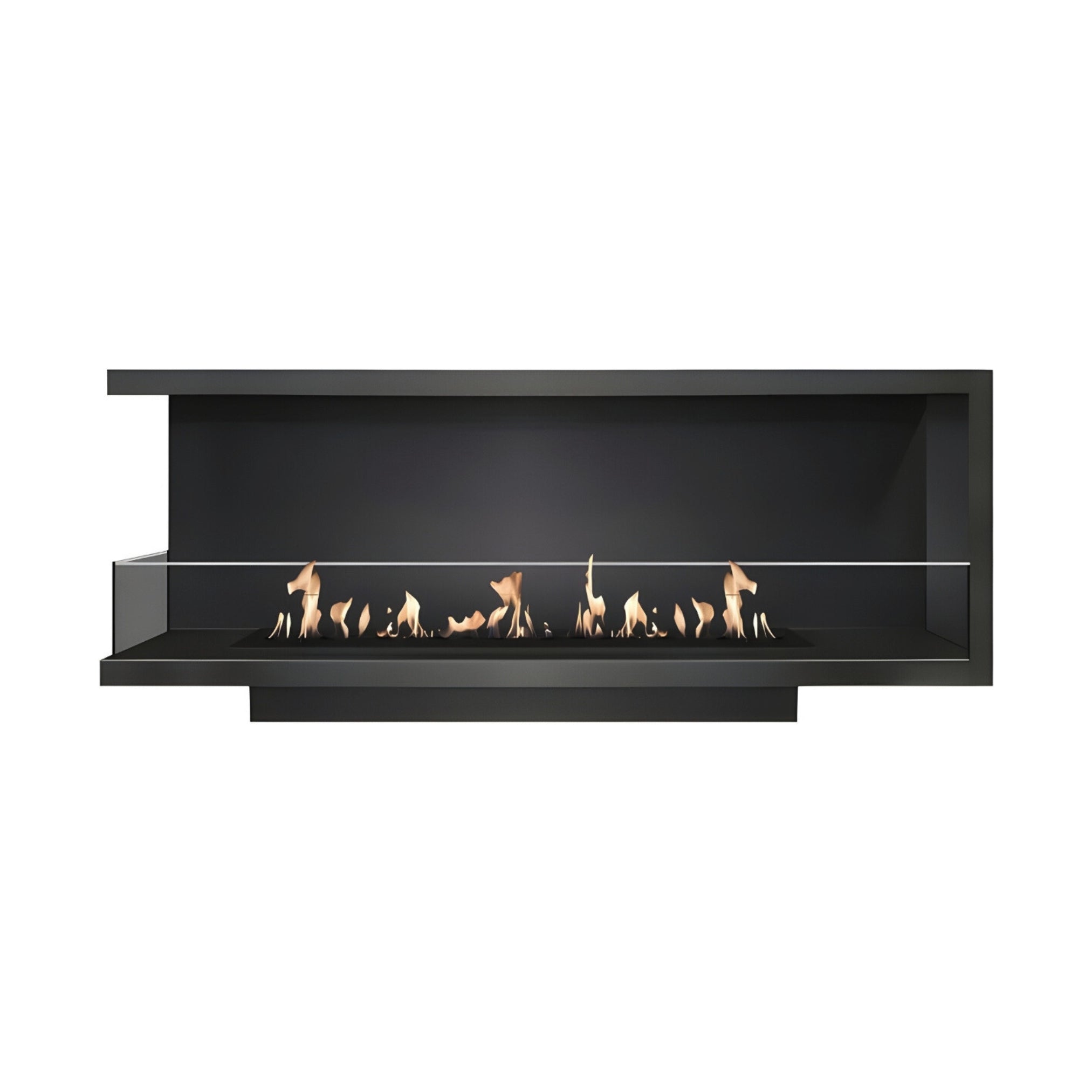 Base Left Built-in Corner Fireplace 170 cm