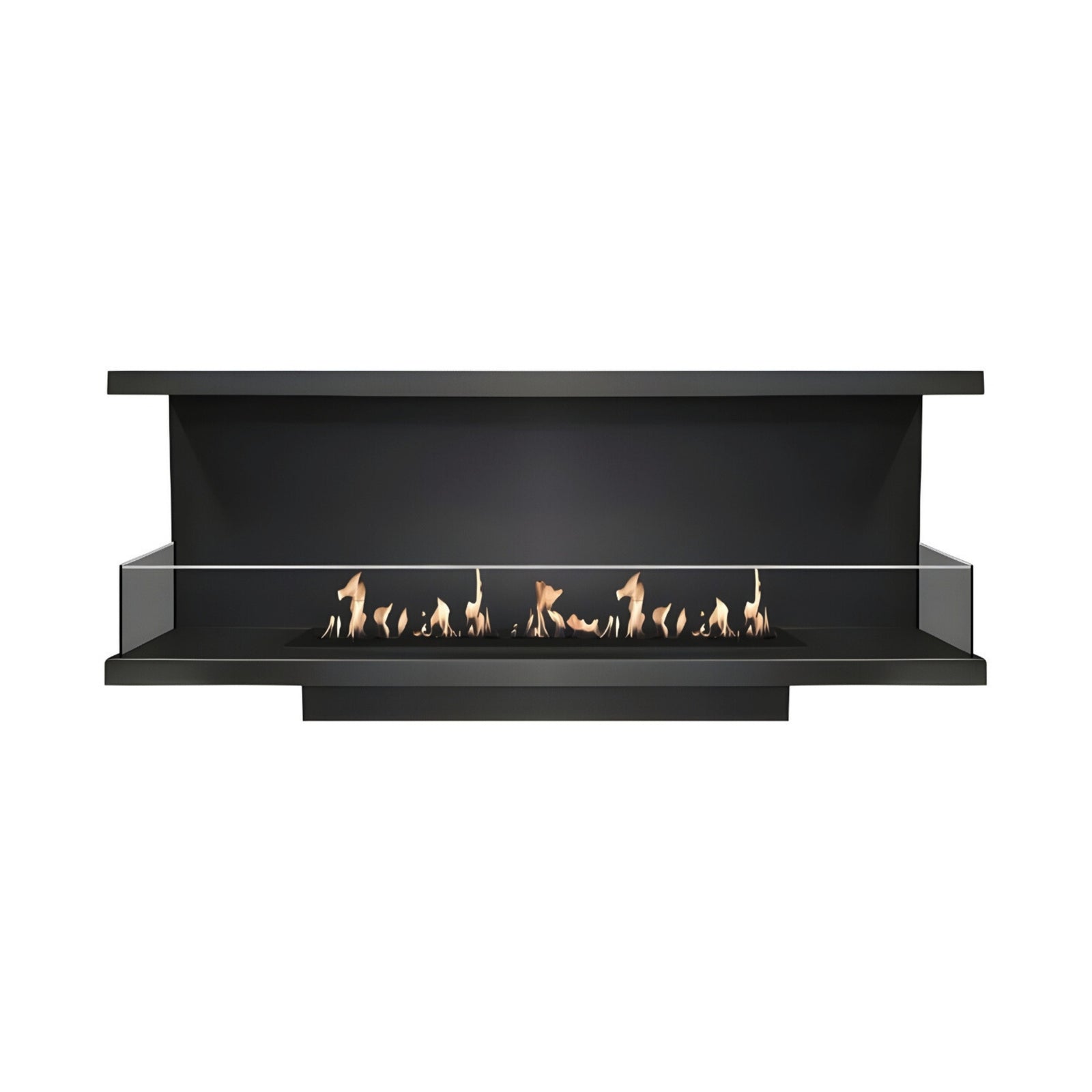 Made Three-sided built-in fireplace 170 cm