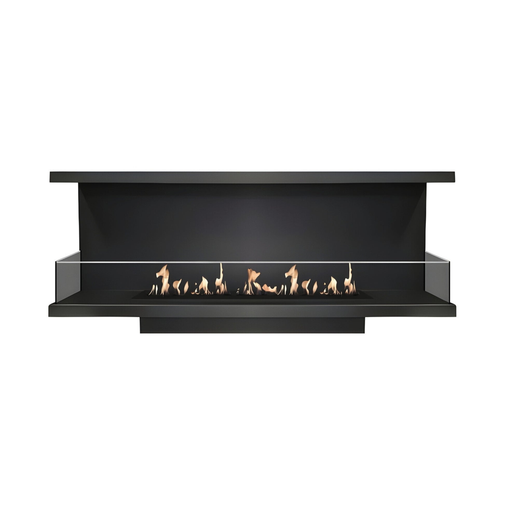 Made Three-sided built-in fireplace 170 cm