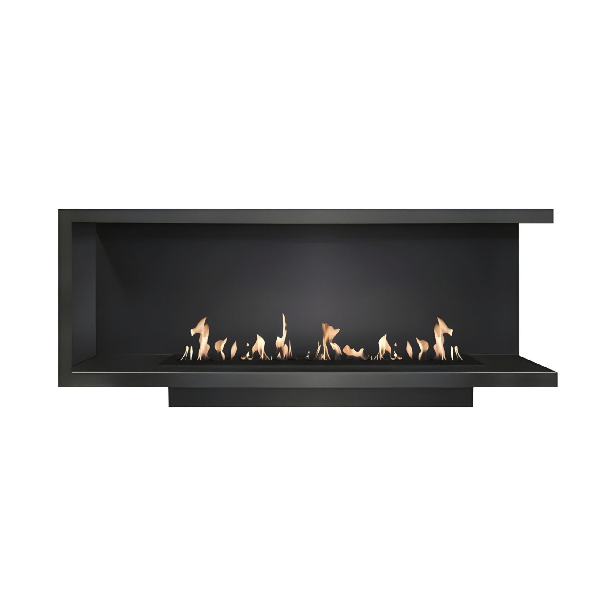 Base Right Built-in Corner Fireplace 170 cm