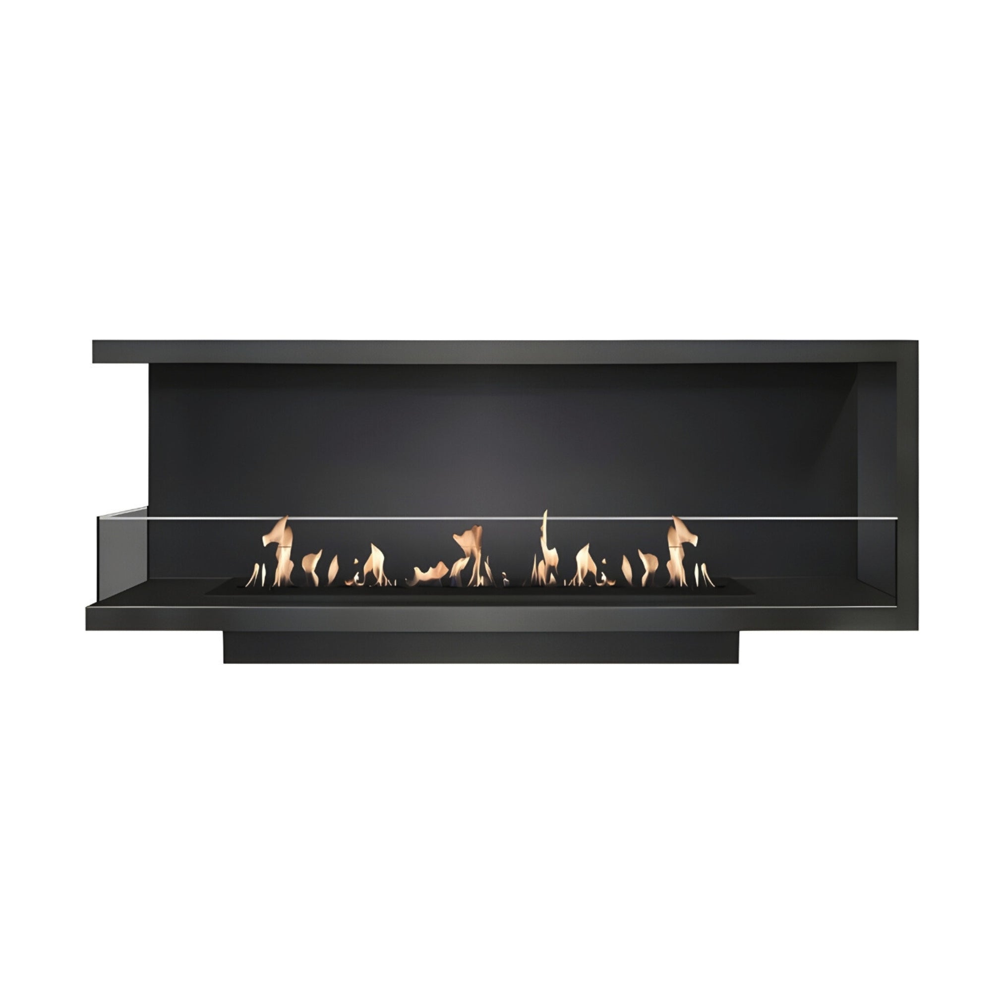 Base Left Built-in Corner Fireplace 180 cm