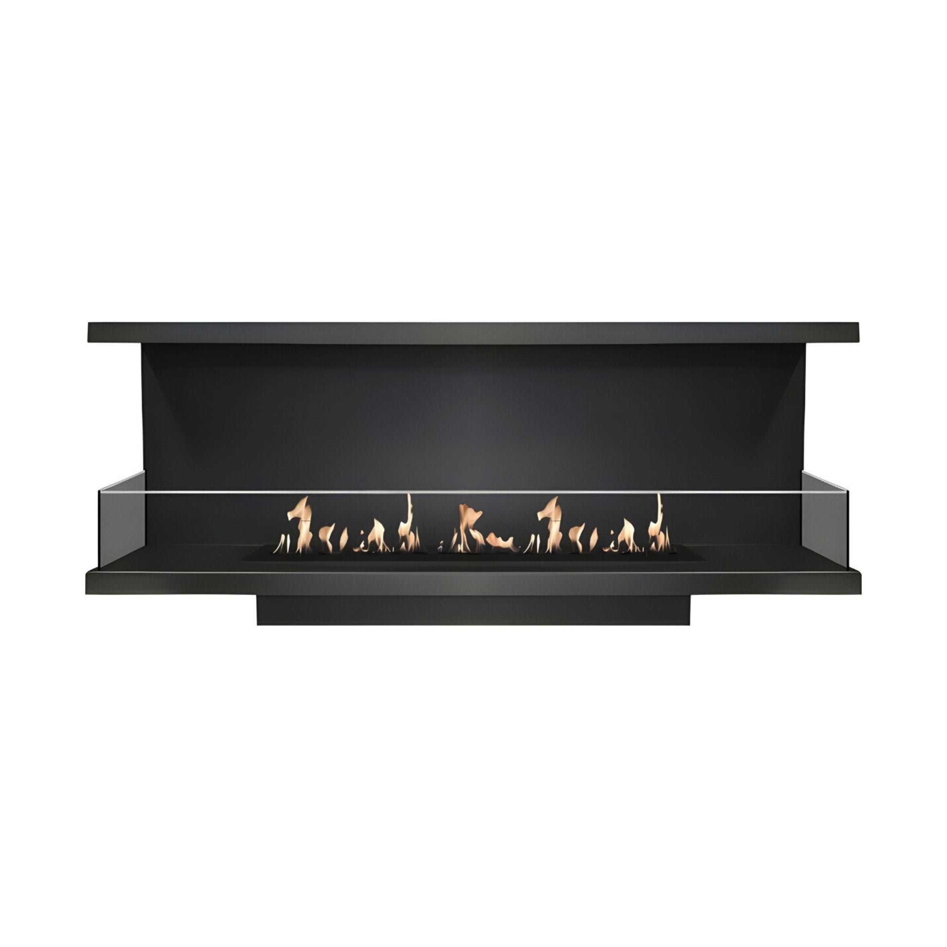 Made Three-sided built-in fireplace 180 cm
