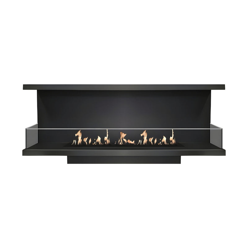 Made Three-sided built-in fireplace 180 cm