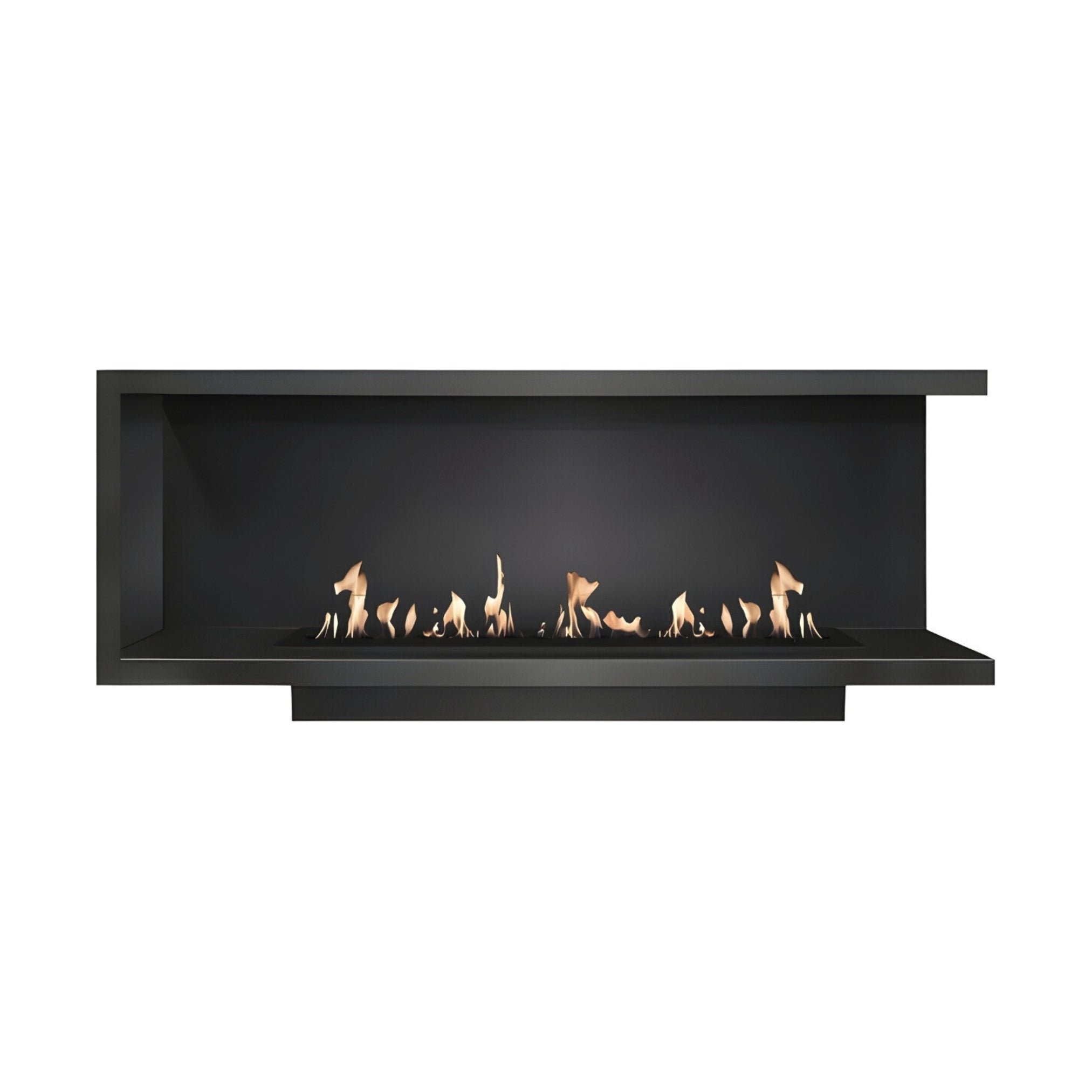 Base Right Built-in Corner Fireplace 180 cm