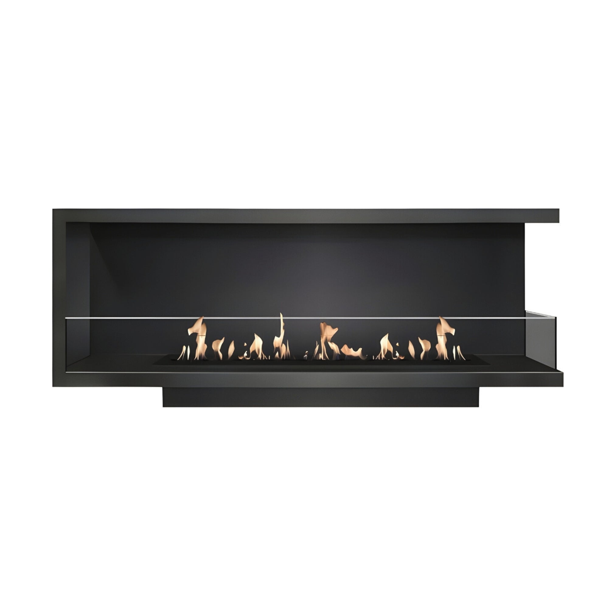 Base Right Built-in Corner Fireplace 180 cm