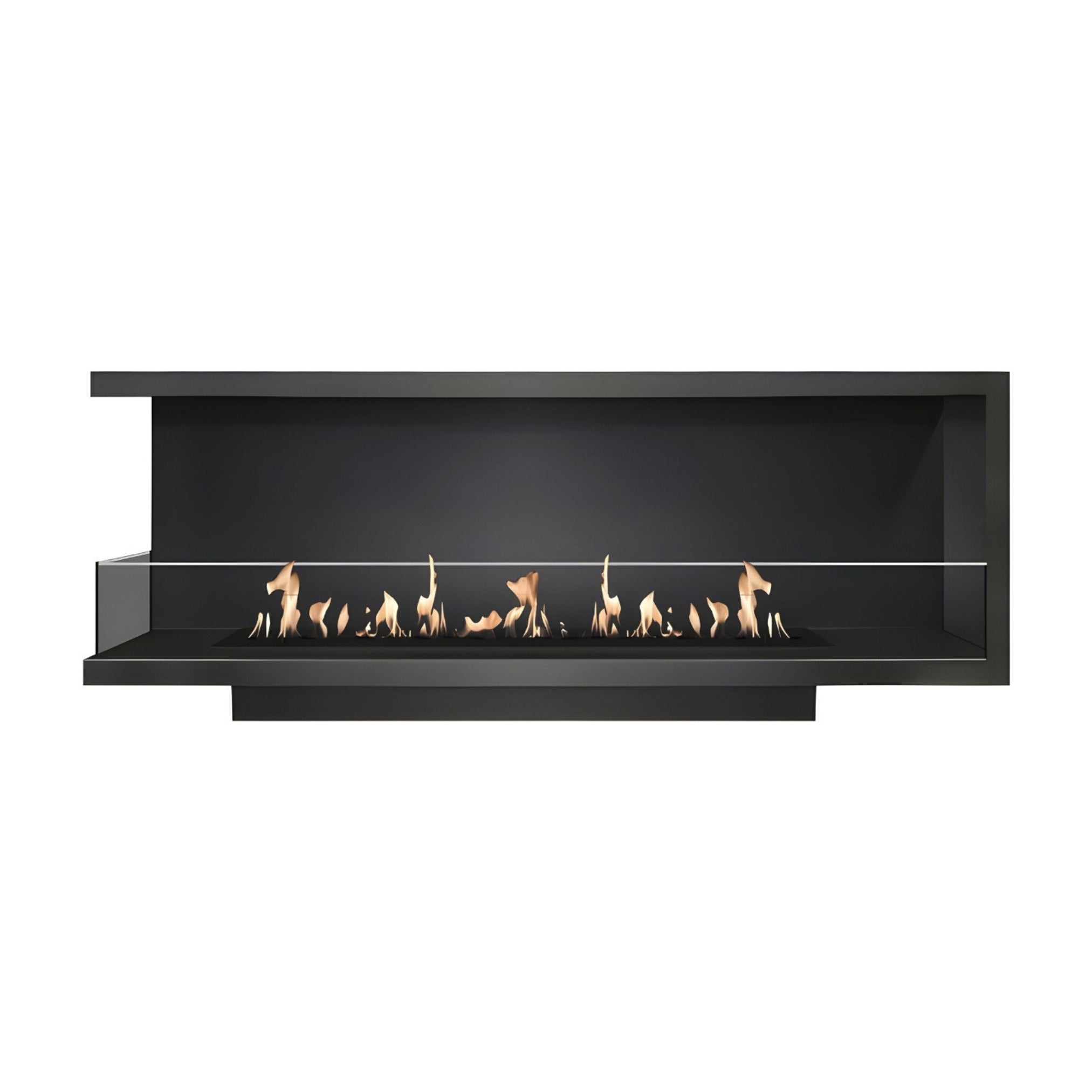 Base Left Built-in Corner Fireplace 190 cm