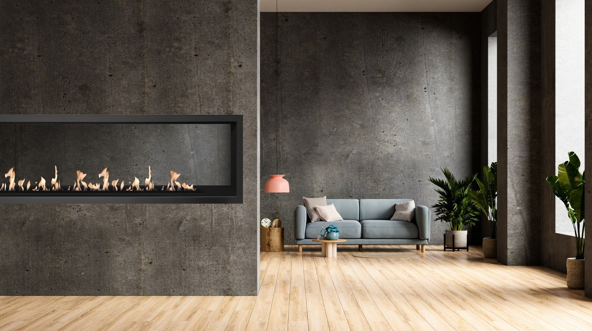 Fame See-Through Fireplace 130 cm