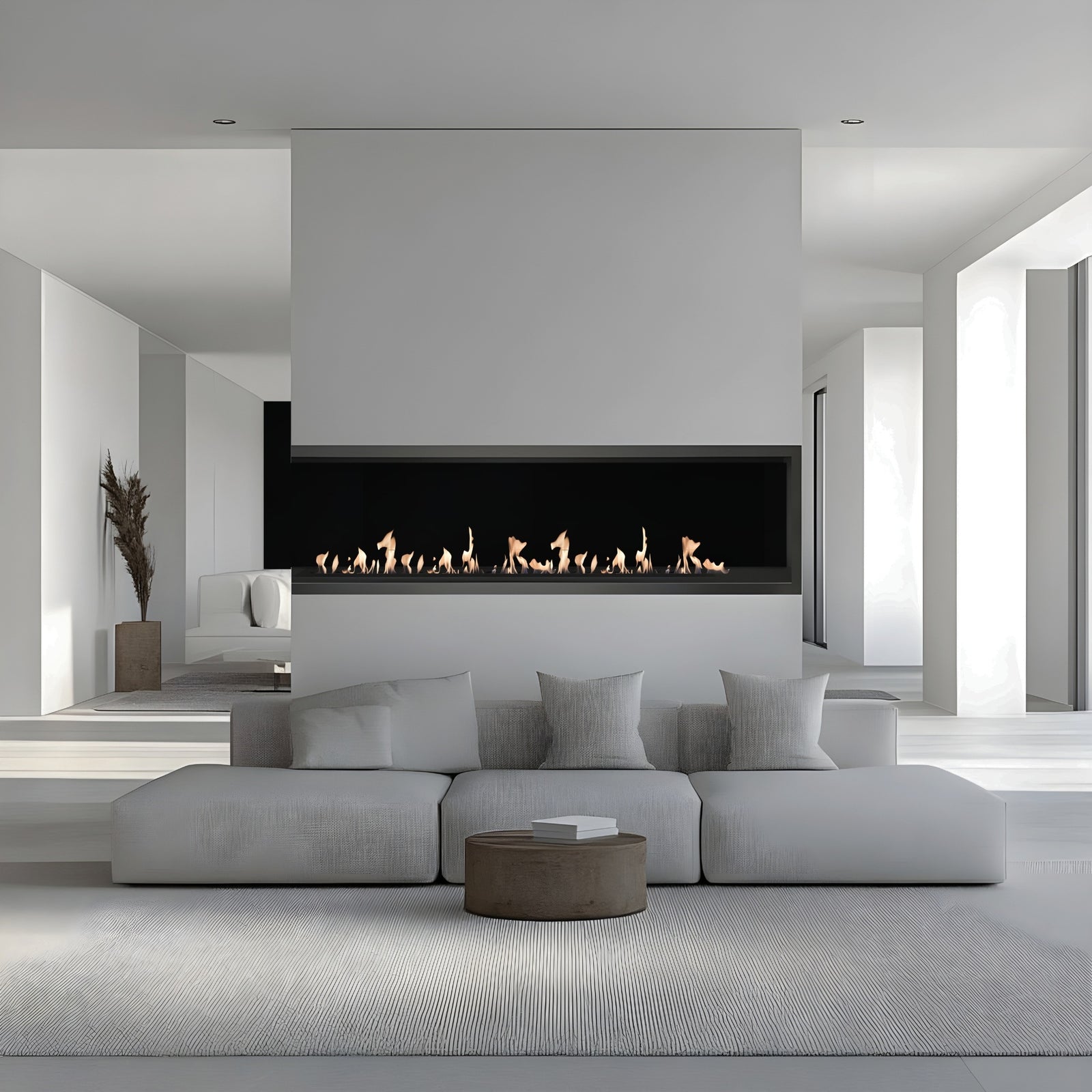 Saint U Shape Three-sided Built-in Fireplace 180 cm