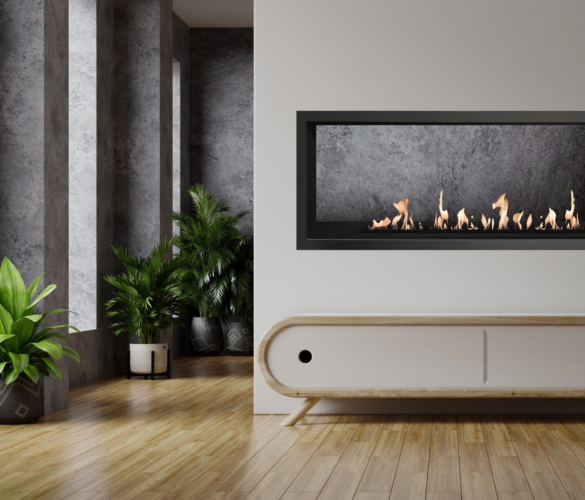 Fame See-Through Fireplace 130 cm