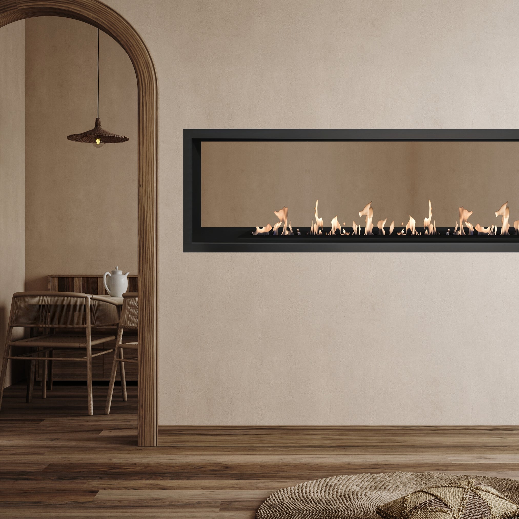 Fame See-Through Fireplace 130 cm