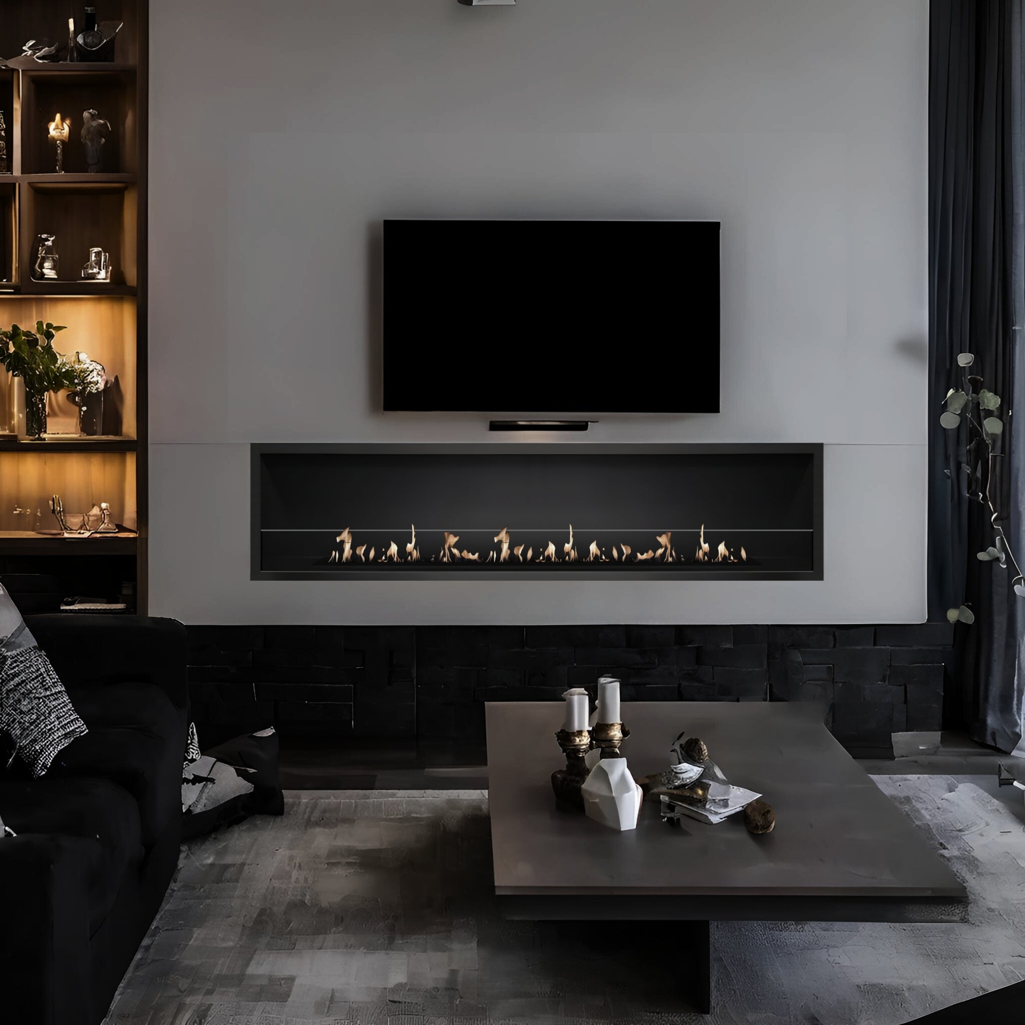 Selected Built-in Fireplace 120 cm