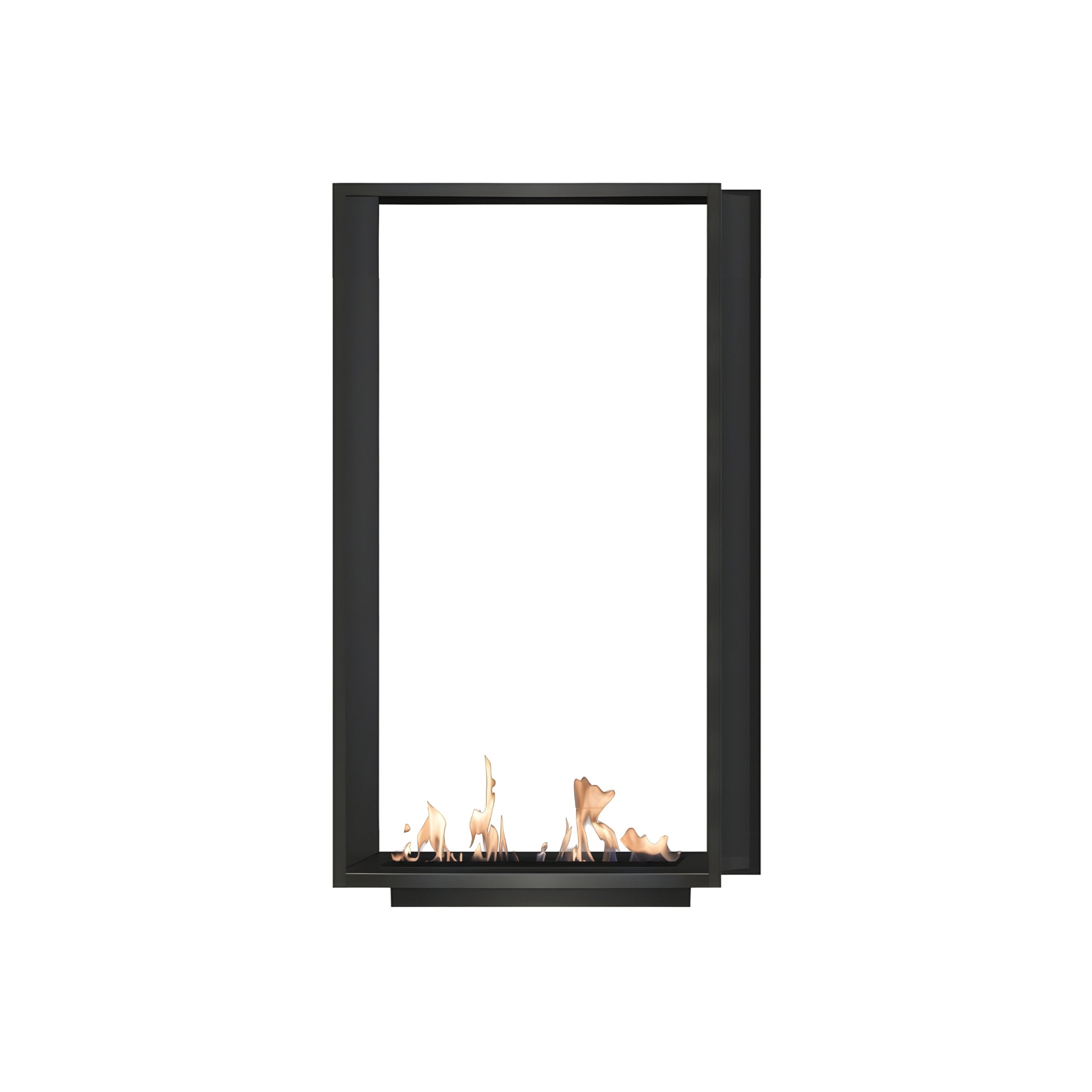 Fame Vertical See-Through Fireplace 60 x 140 cm