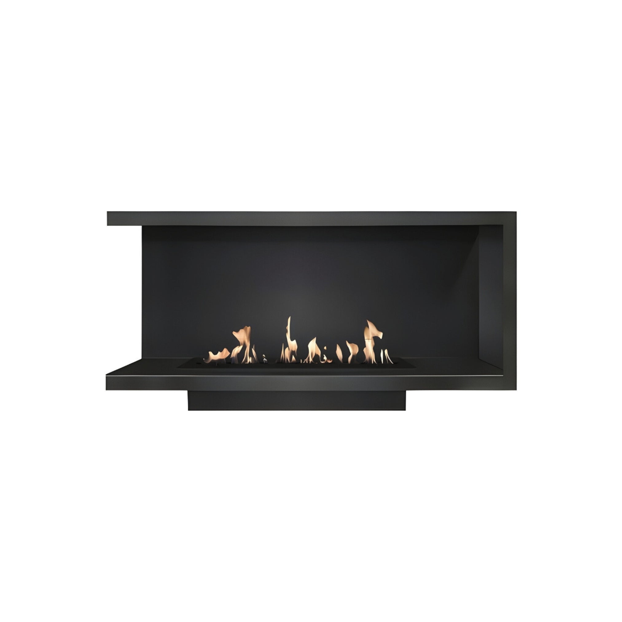 Base Left Built-in Corner Fireplace 60 cm