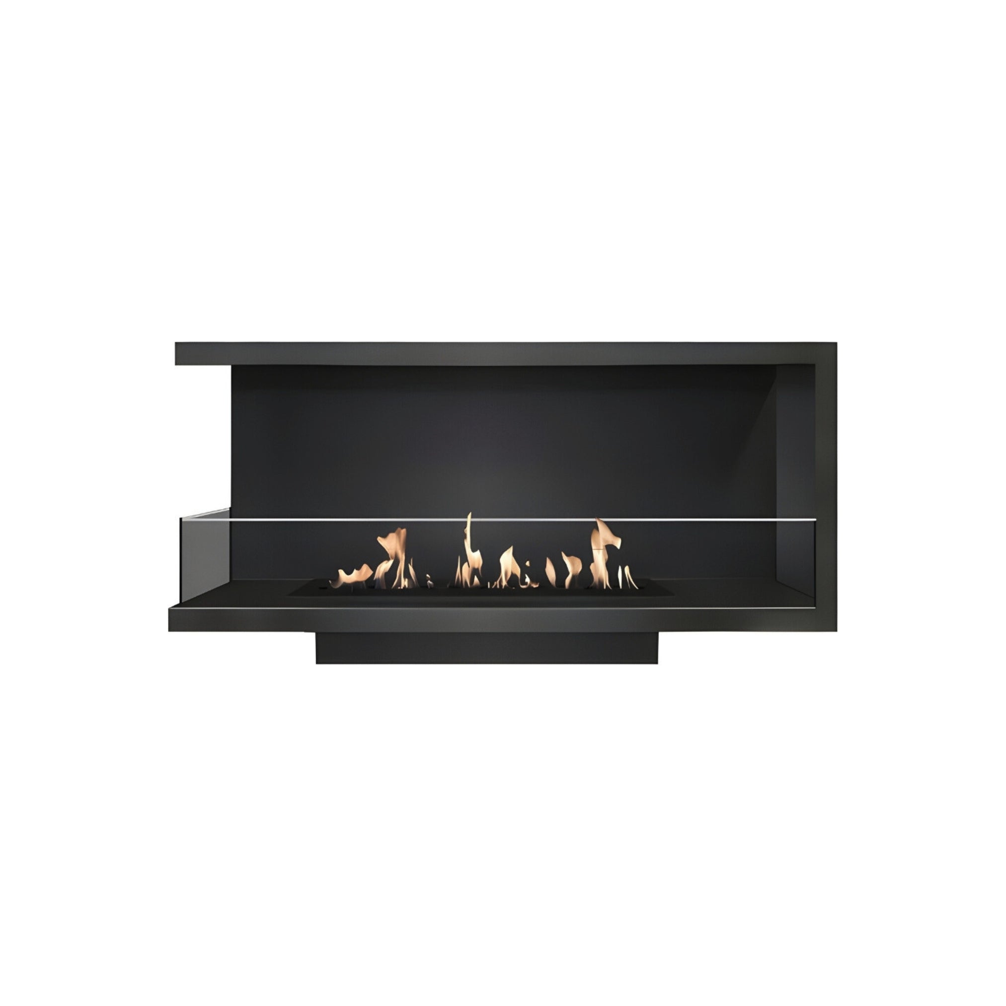 Base Left Built-in Corner Fireplace 60 cm