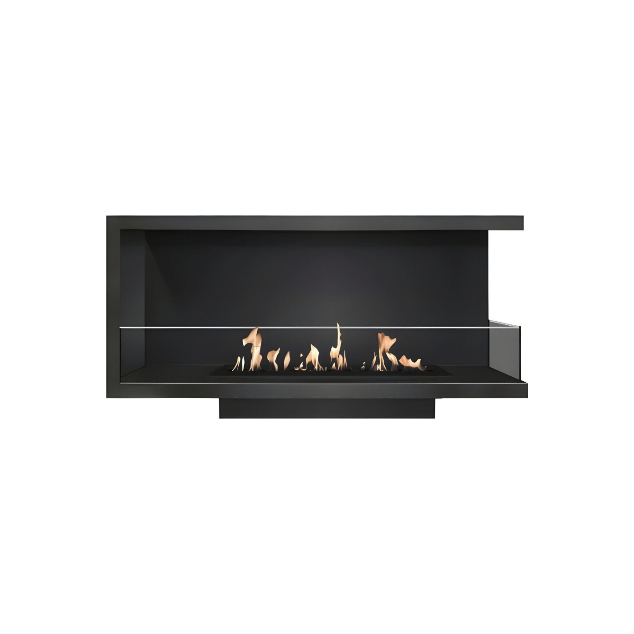 Base Right Built-in Corner Fireplace 60 cm