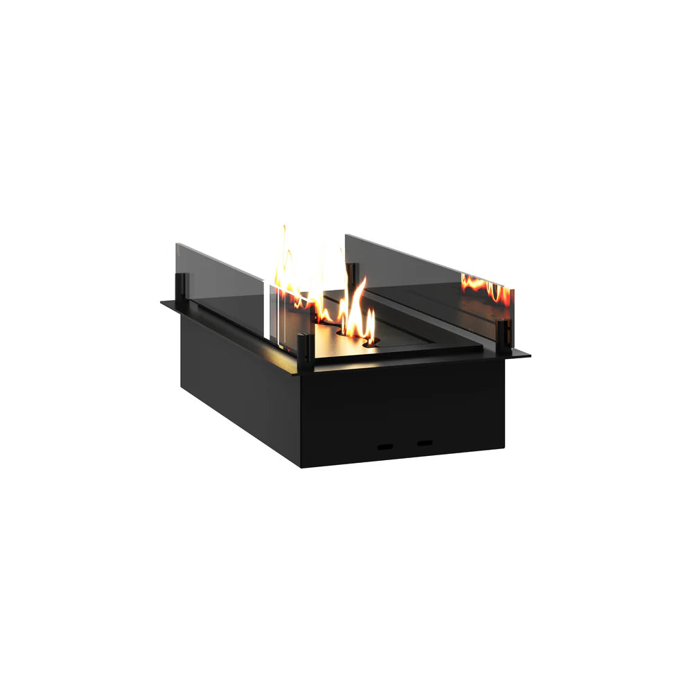 Solo Insert Fireplace With Glass 70 cm